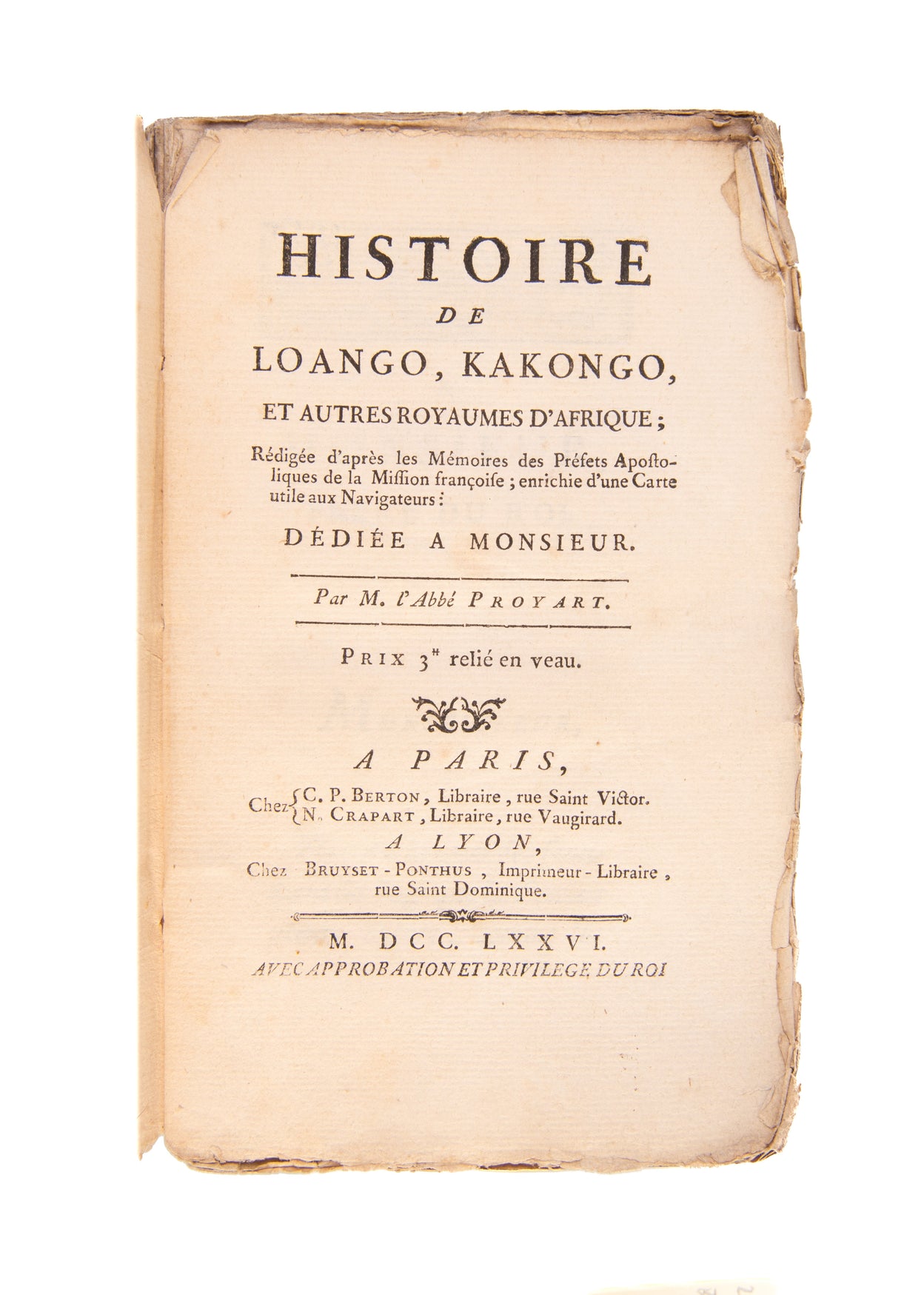 Histoire de Loango, Kakongo, et Autres Royaumes d'Afrique