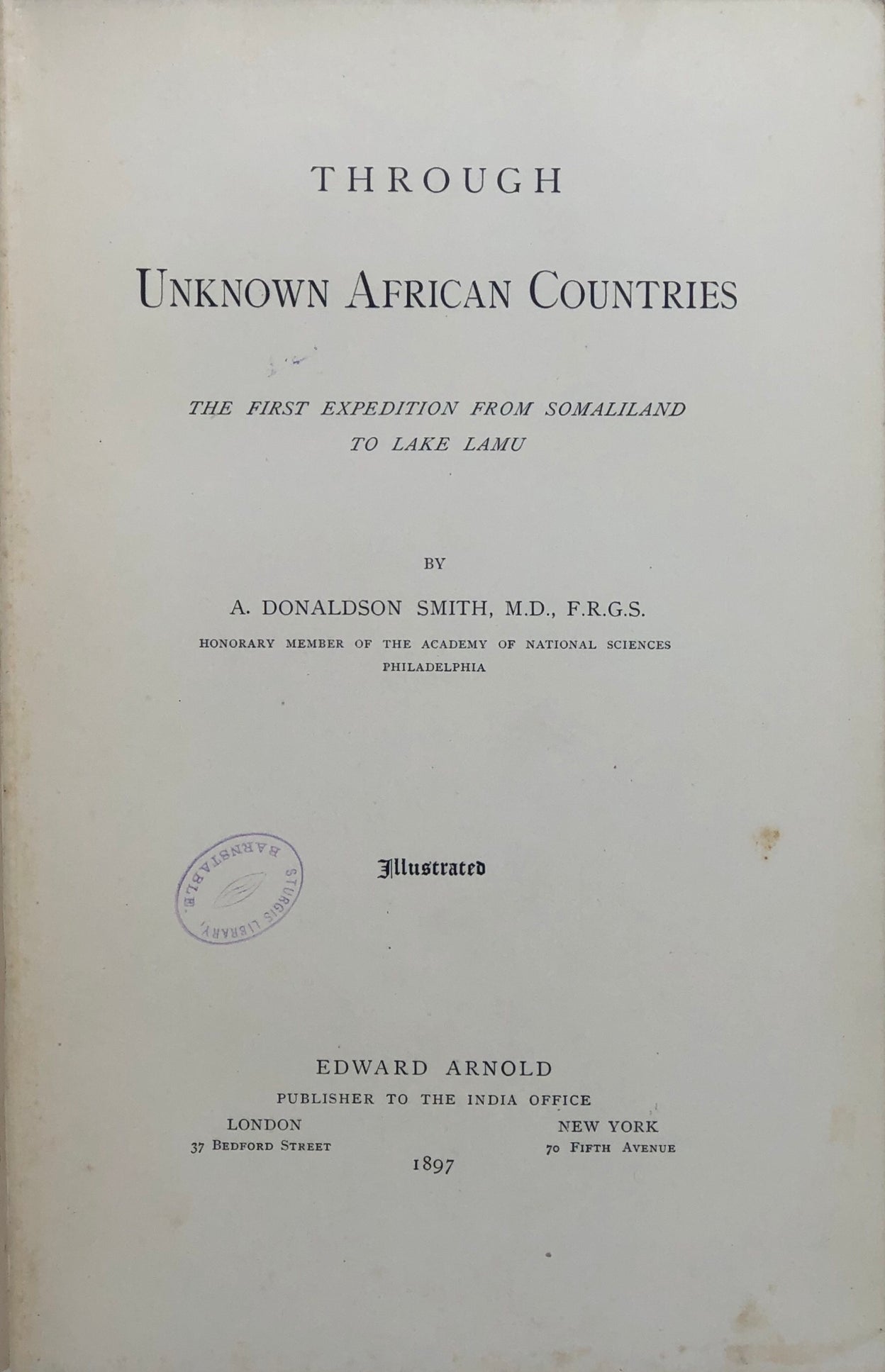 Through Unknown African Countries.