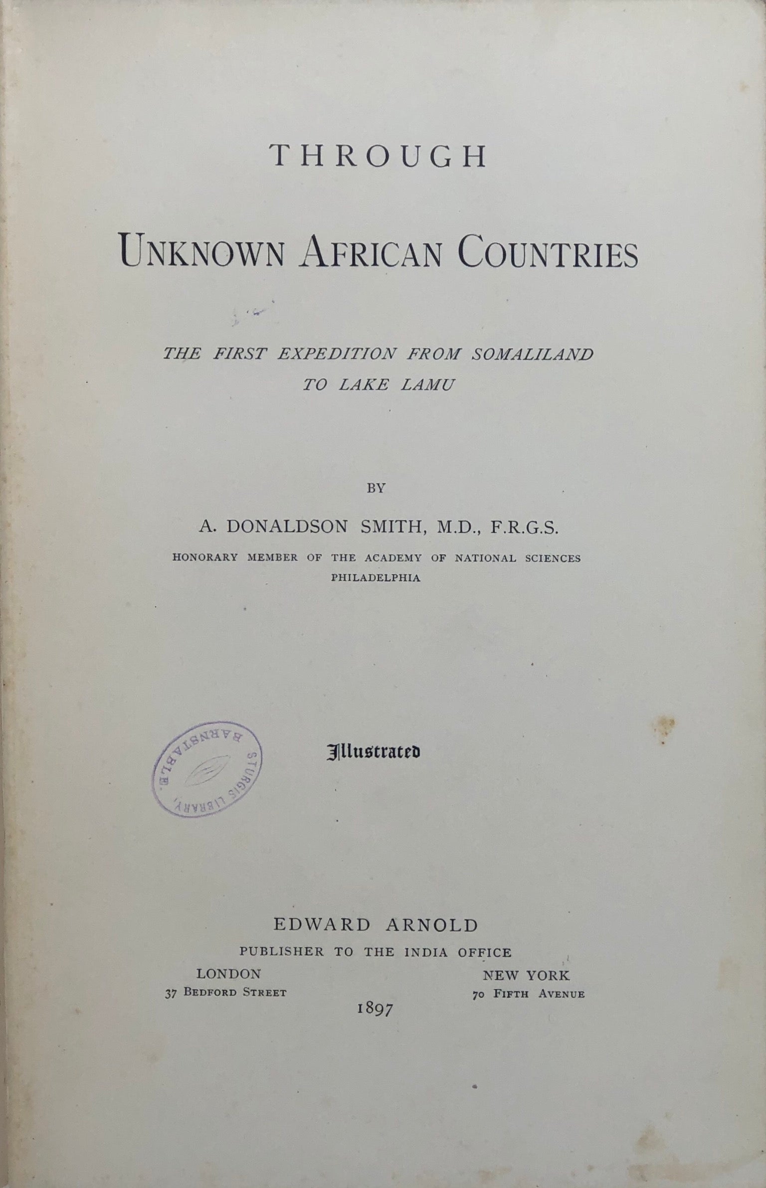 Through Unknown African Countries.