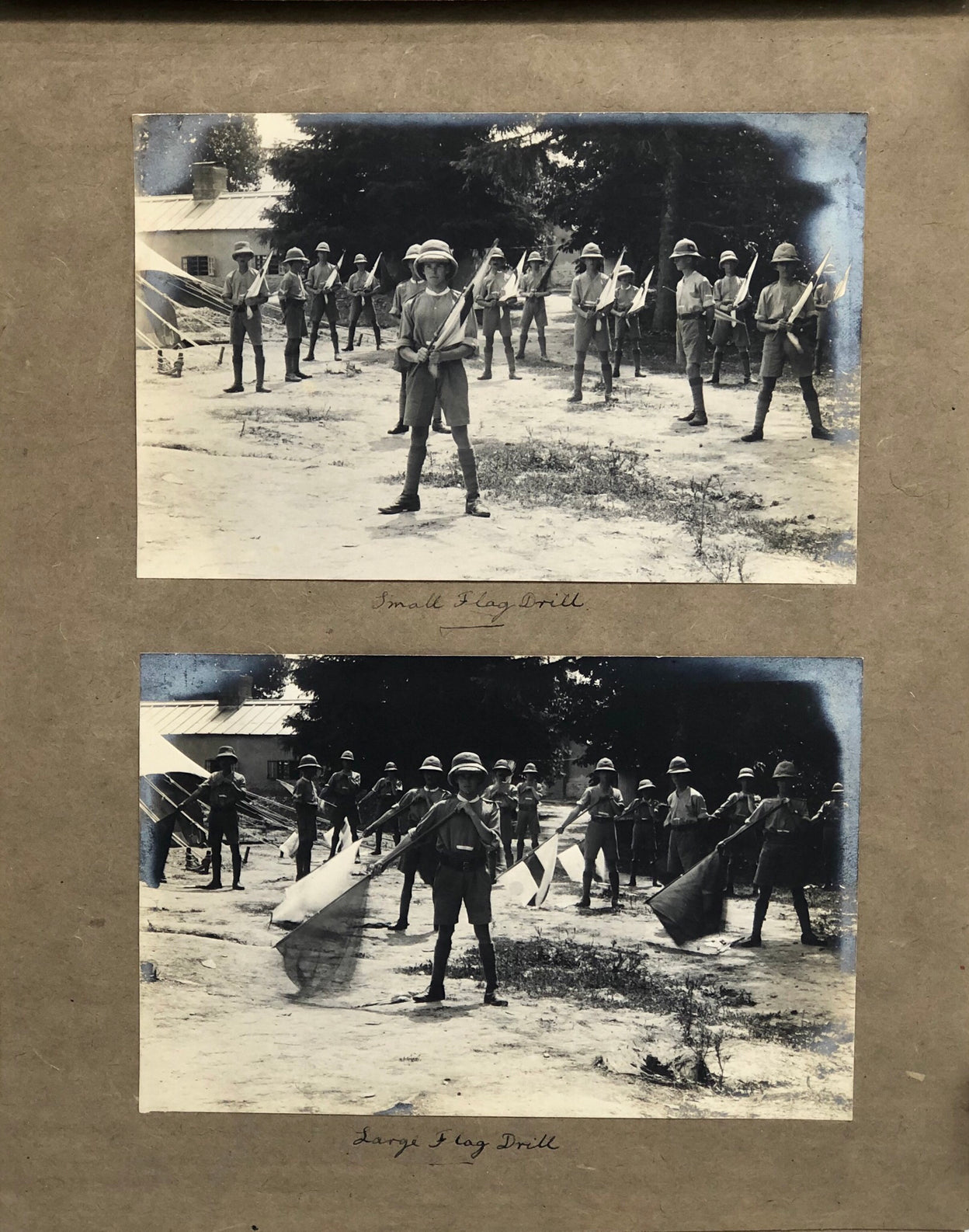 Photograph album following the 1/4 Queen's Signal Section.