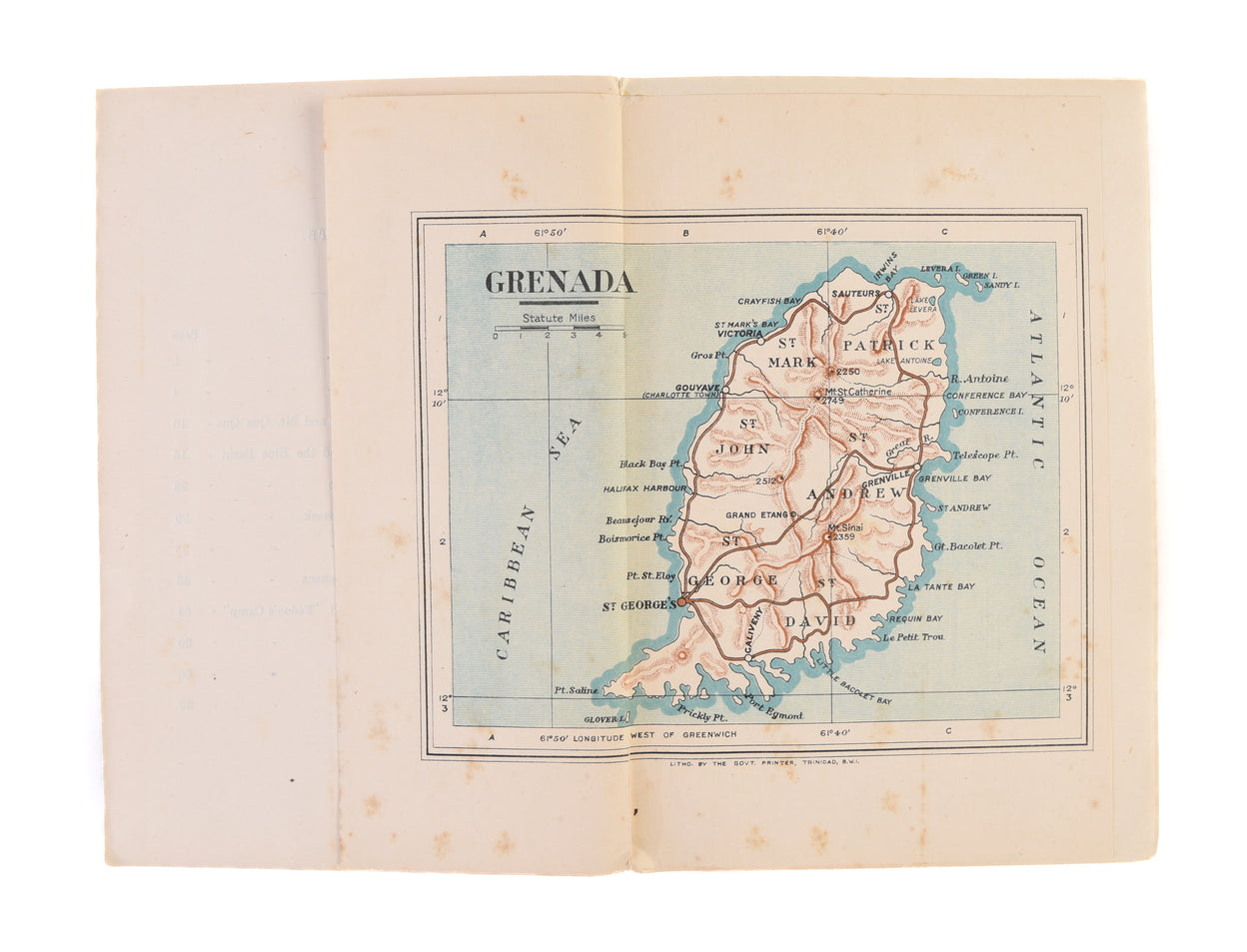 Up Hill and down Dale in Grenada. With a Foreword by the Hon'ble Gerald Smith, Colonial Treasurer, British Honduras.