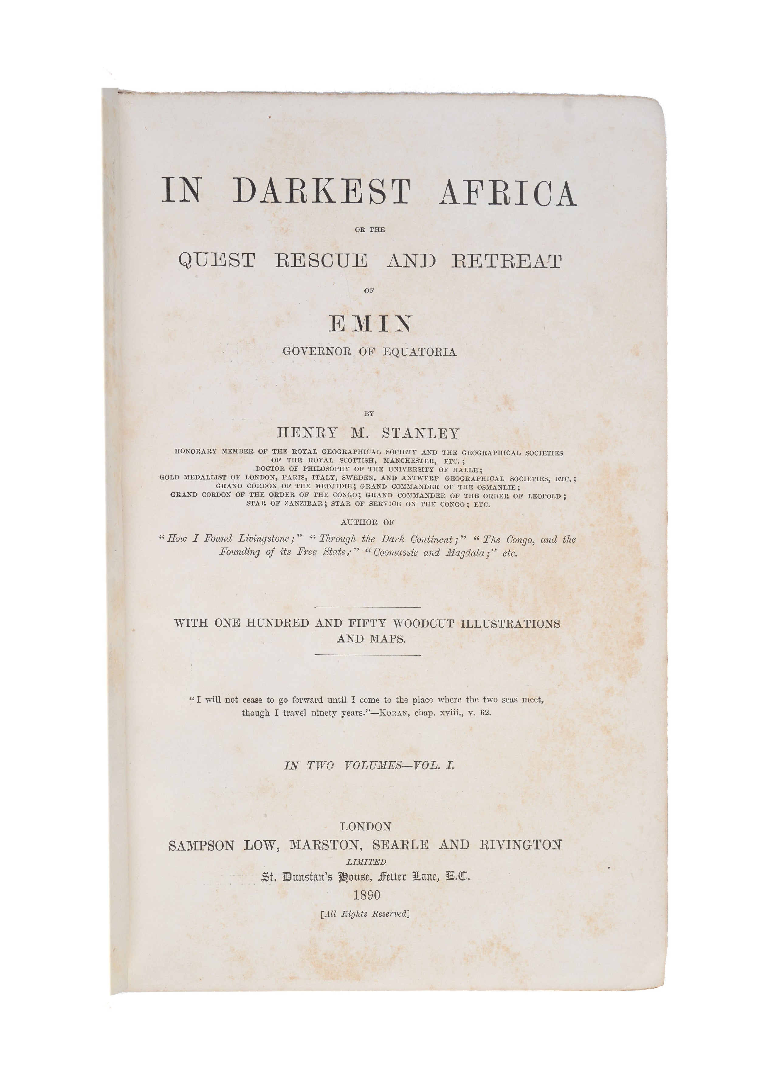 In Darkest Africa