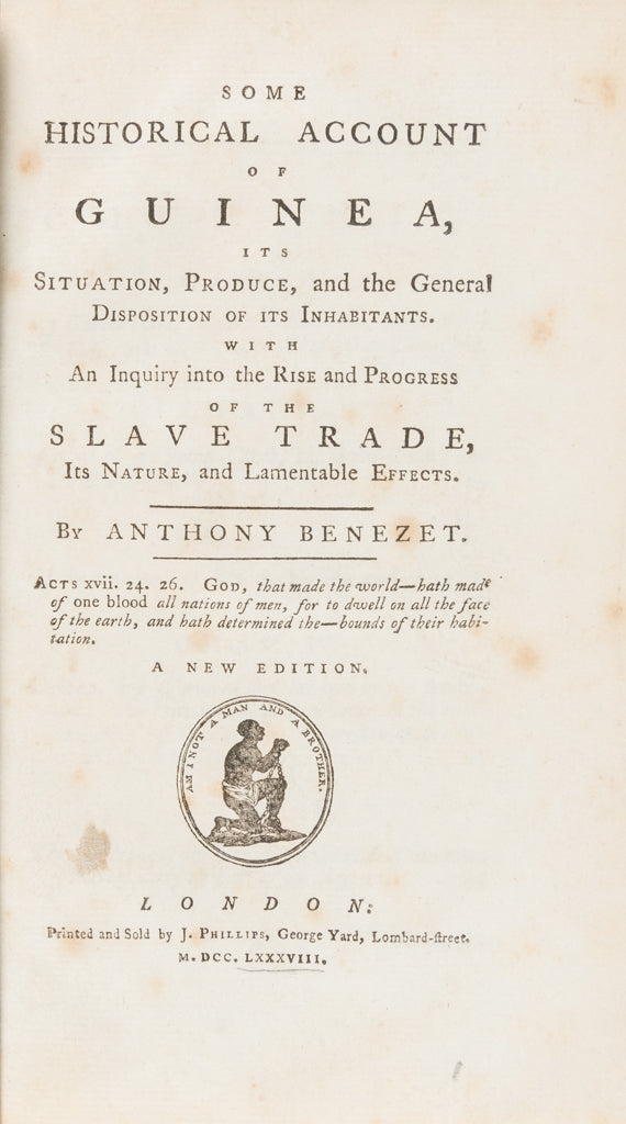 Some Historical Account of Guinea,