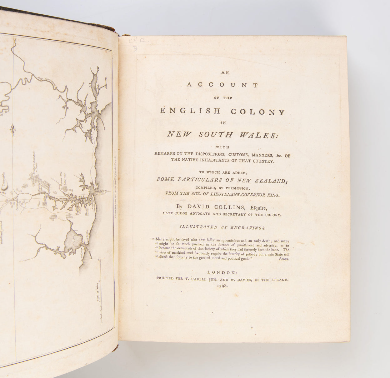 An Account of the English Colony in New South wales: with Remarks on the Dispositions, Customs, Manners,