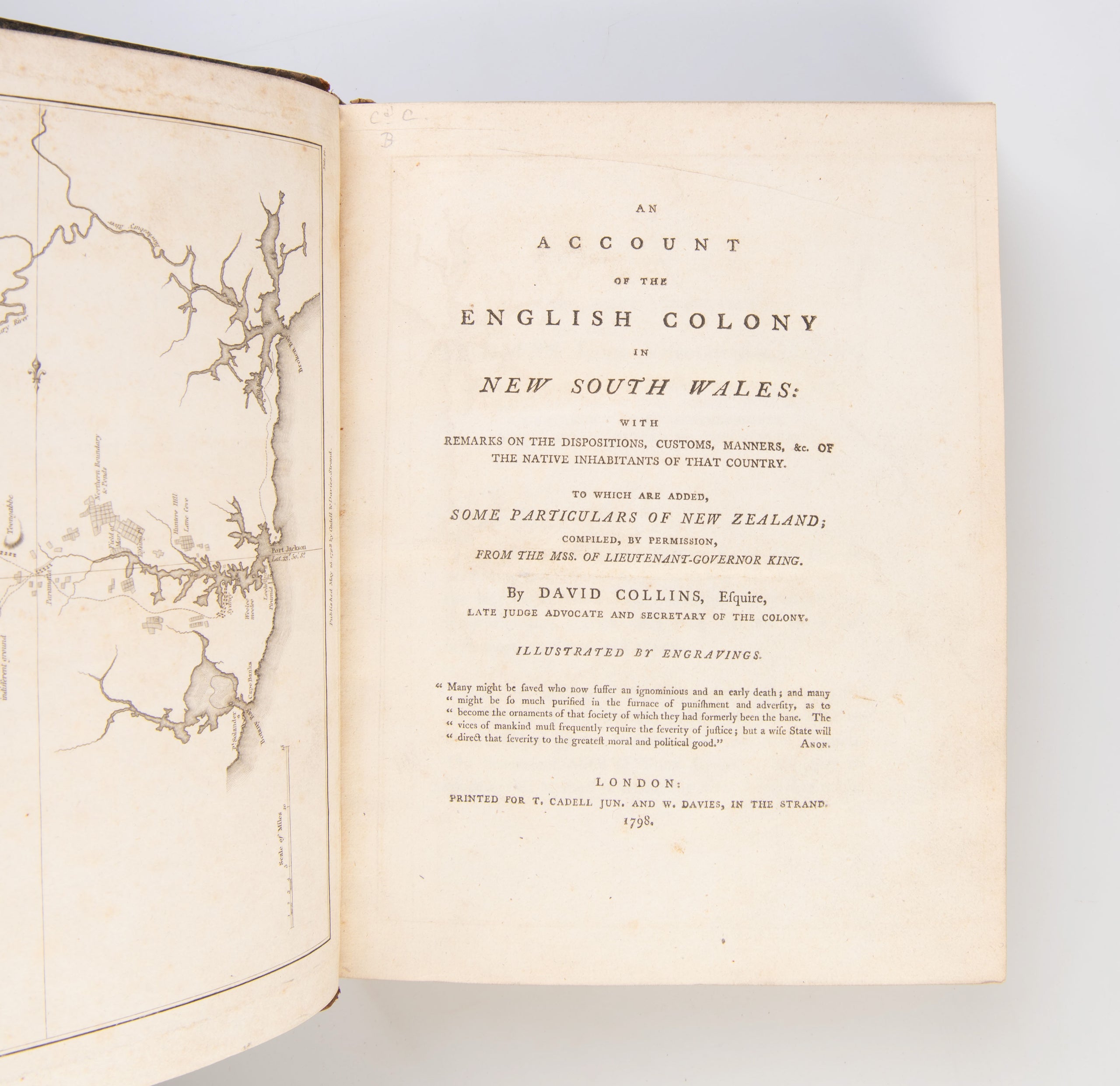 An Account of the English Colony in New South wales: with Remarks on the Dispositions, Customs, Manners,