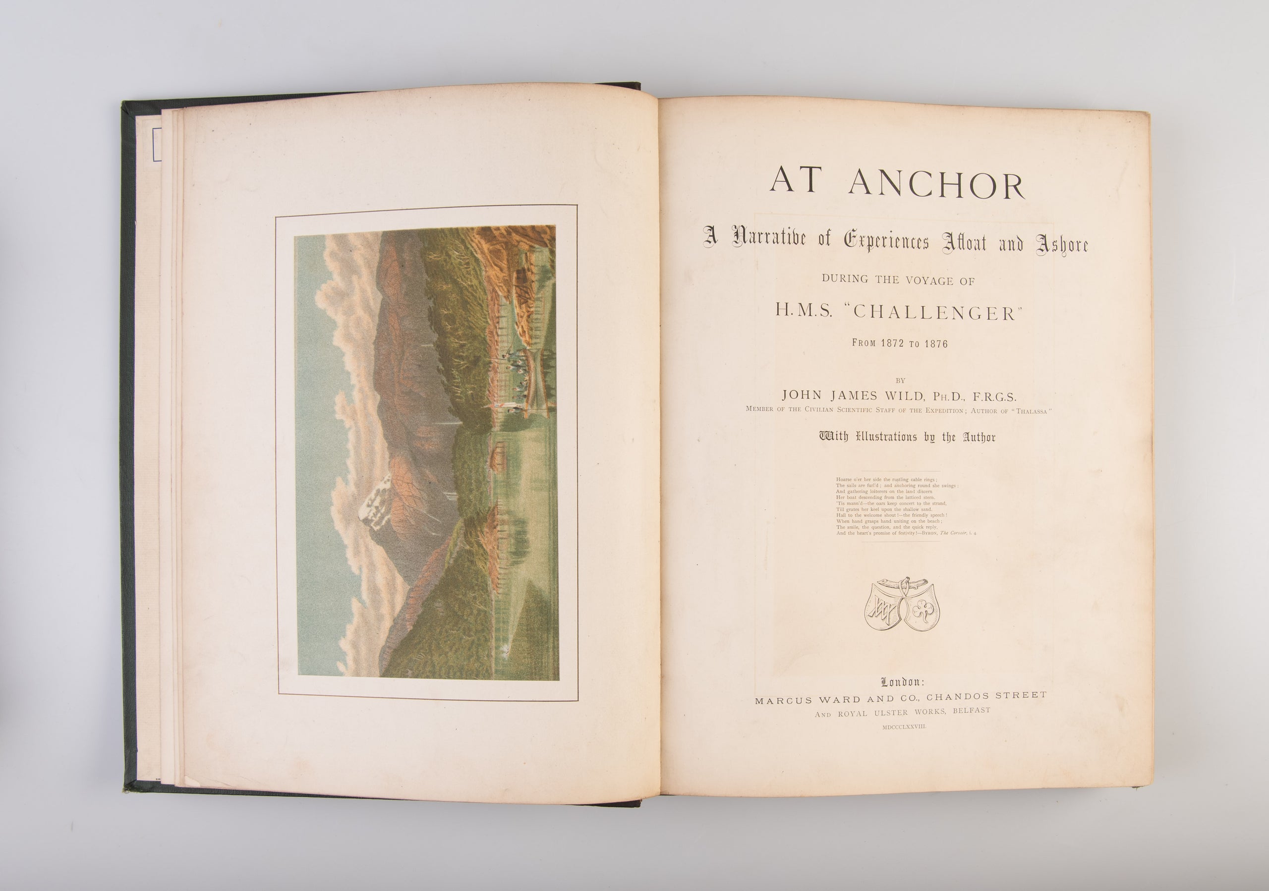 At Anchor: A Narrative of Experiences Afloat and Ashore during the Voyage of H.M.S. 