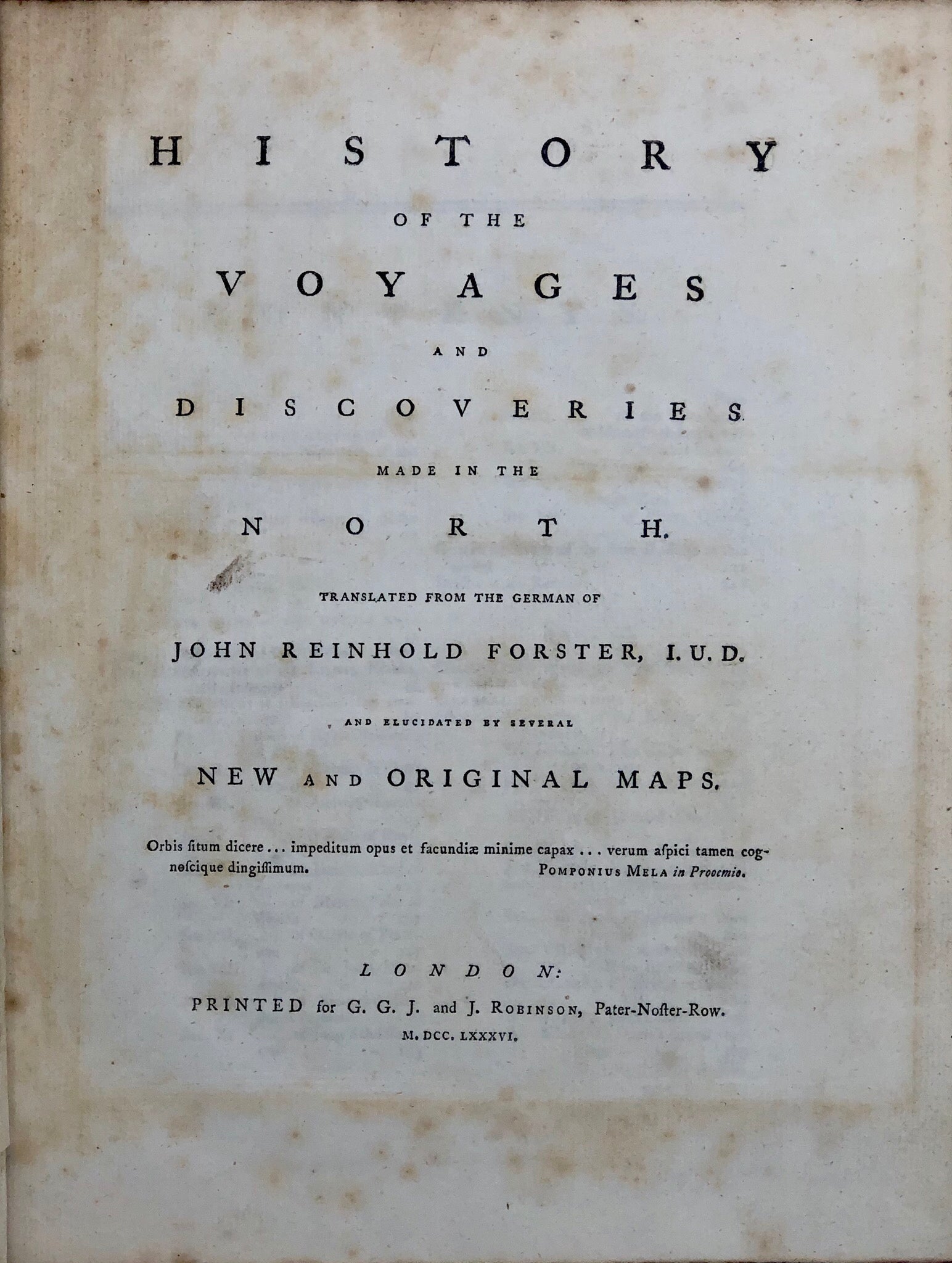 i History of the Voyages and Discoveries made in the North: translated from the German...