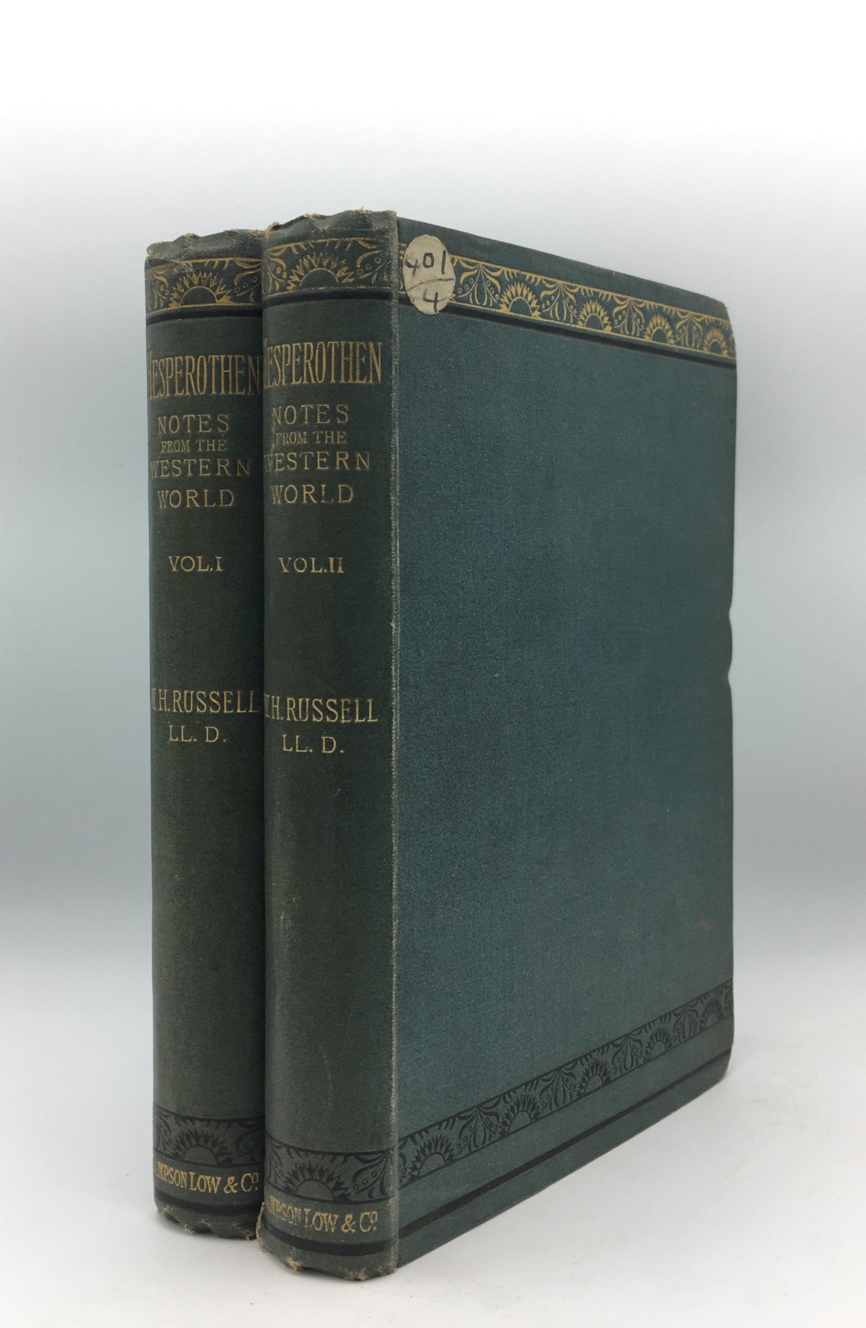 Hesperothen; Notes from the West: a Record of a Ramble in the United States and Canada in the Spring and Summer of 1881.