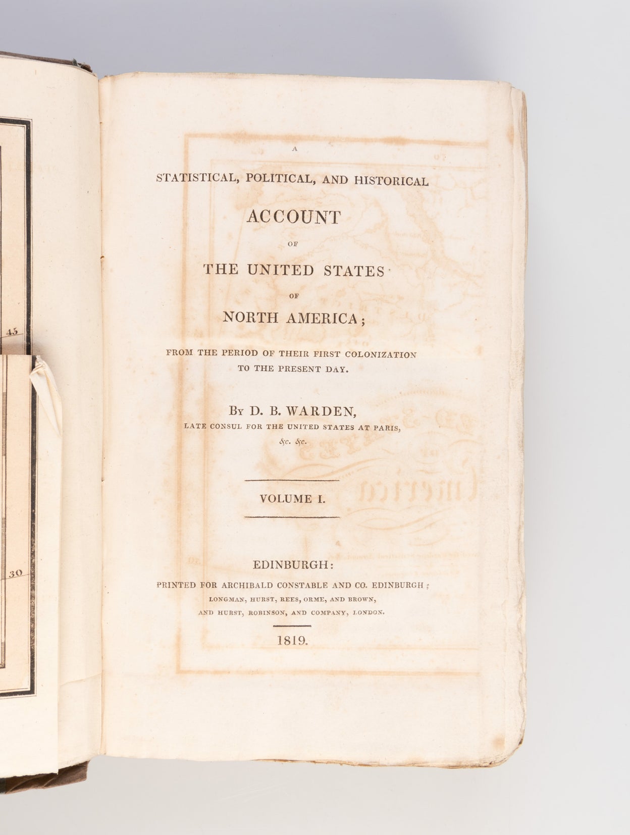 A Statistical, Political, and Historical Account of the United States of North America; from the Period of their First Colonization to the Present Day.