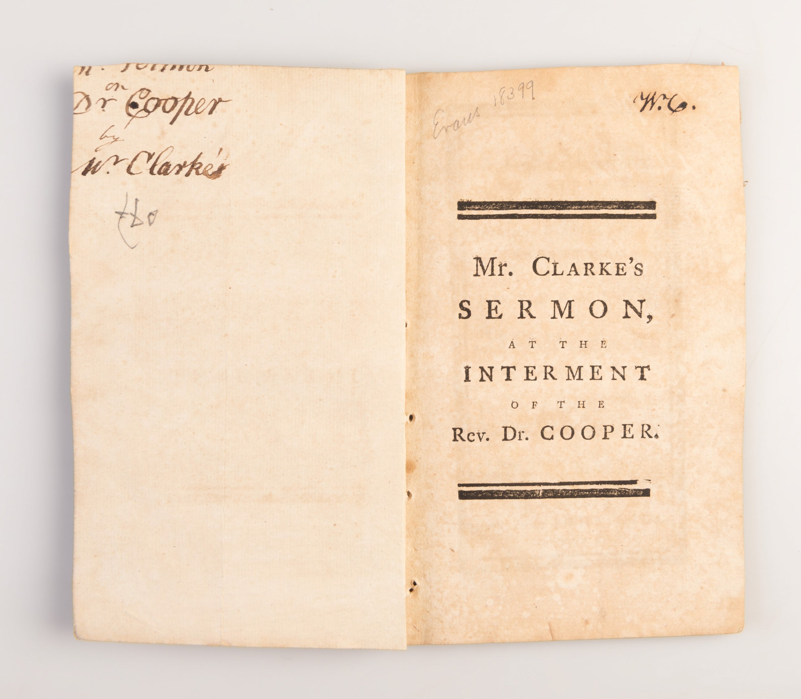 A Sermon delivered at the Church in Brattle-Street, January 2, 1784. At the Interment of the Rev. Samuel Cooper, D.D.