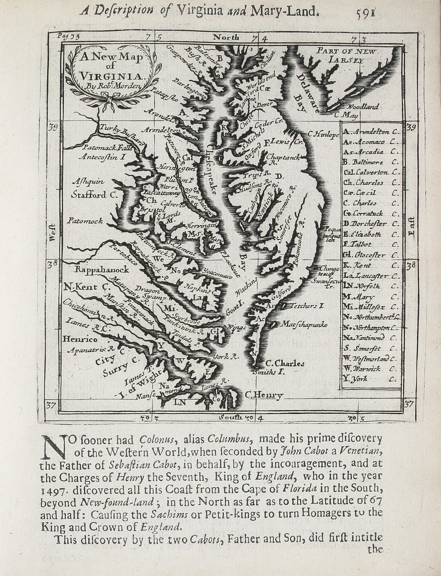 Geography Rectified: or, a Description of the World, in all its kingdoms, provinces, countries, islands, cities, towns, seas, rivers, bayes, capes, ports; ... Illustrated with seventy six Maps. ...