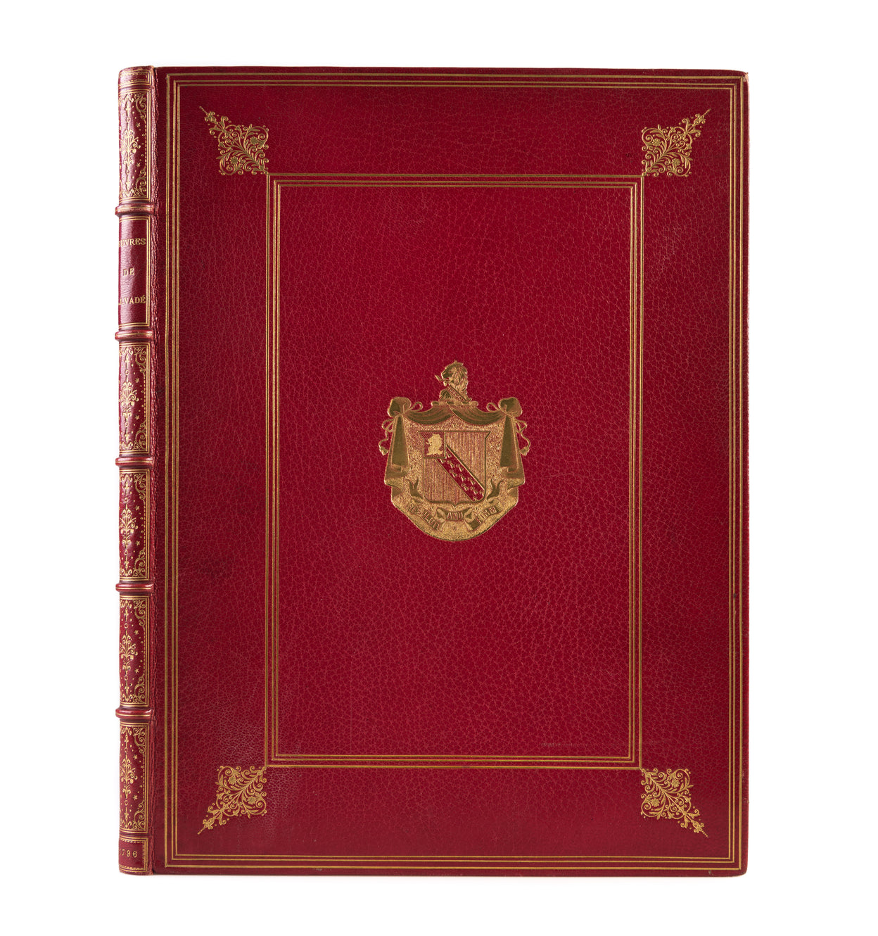 Oeuvres Poissardes de J. J. Vadé, suivies de celles de l'Ecluse; édition tiréee à 300 exemplaires, dont 100 sur grand papier; et ornée de figures imprimées en couleur.