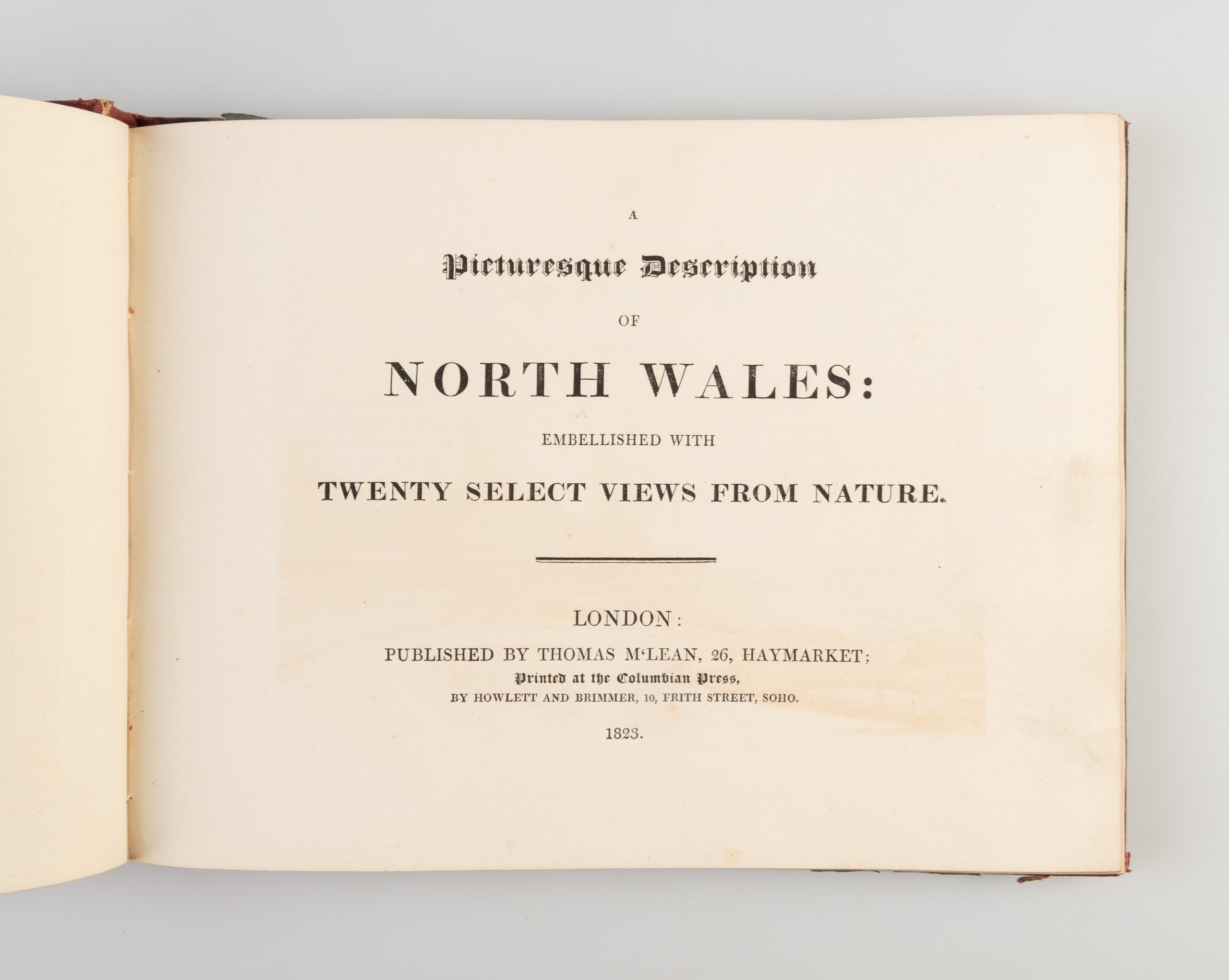 A Picturesque Description of North Wales: