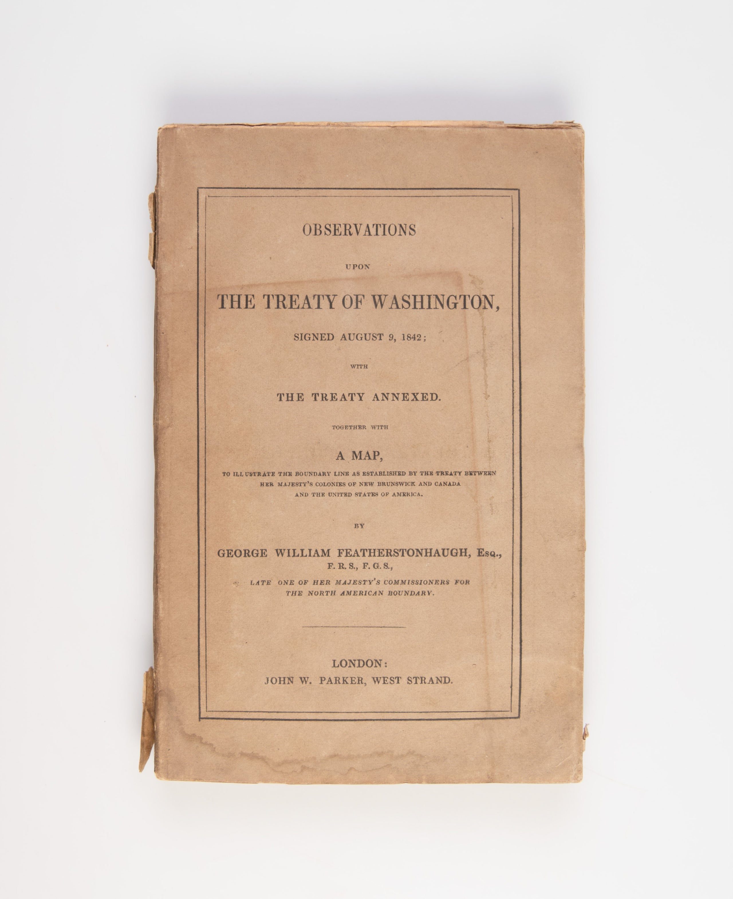 Observations upon the Treaty of Washington,