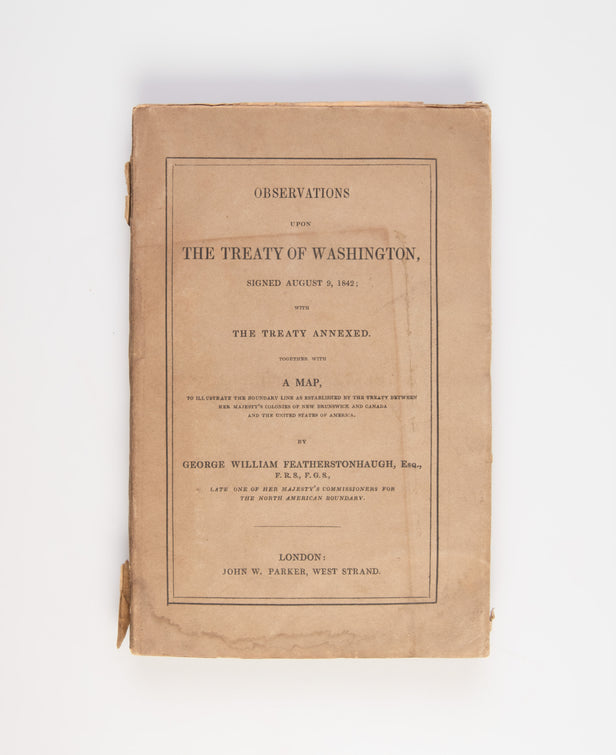 Observations upon the Treaty of Washington,