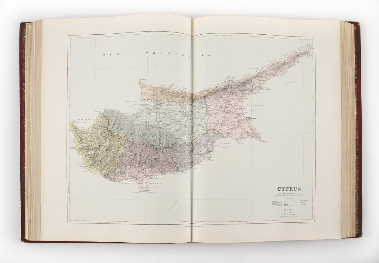Stanford's London Atlas of Universal Geography, exhibiting the Physical and Political Divisions of the Various Countries of the World.