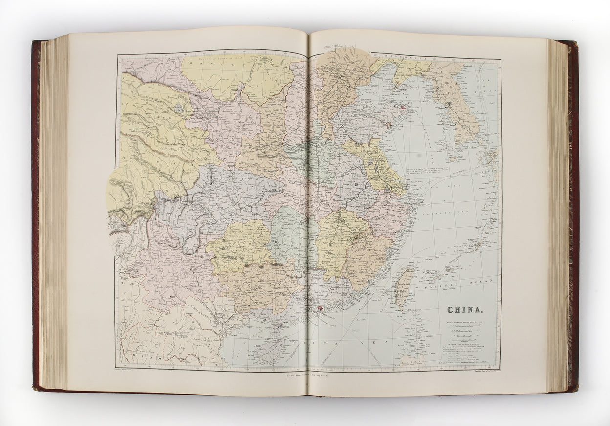 Stanford's London Atlas of Universal Geography, exhibiting the Physical and Political Divisions of the Various Countries of the World.