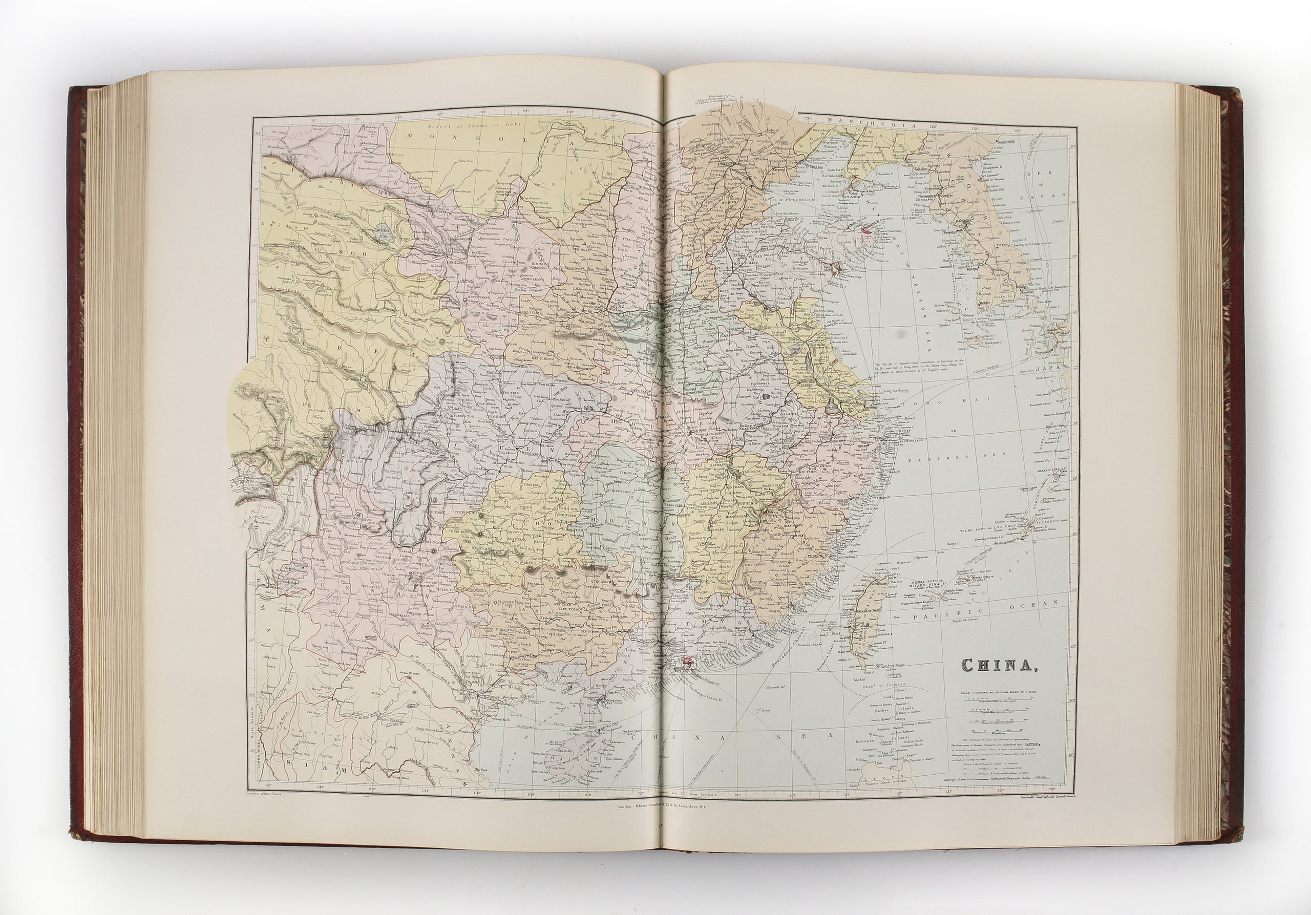 Stanford's London Atlas of Universal Geography, exhibiting the Physical and Political Divisions of the Various Countries of the World.