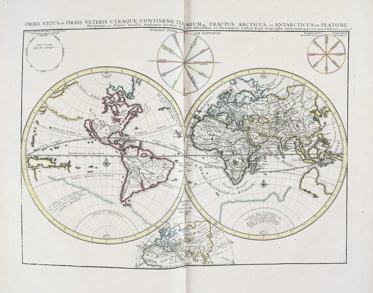 Atlas Antiquus, Sacer, Ecclesiasticus et Profanus; In quo Terrae Sanctae variae divisiones, Dioiesesium Patriarchalium & Episcopalium limites, Orbisque universus antiquus, prout erat olim excultus & divisus, oculis subjiciuntur; ... Collectus ex Tabulis G