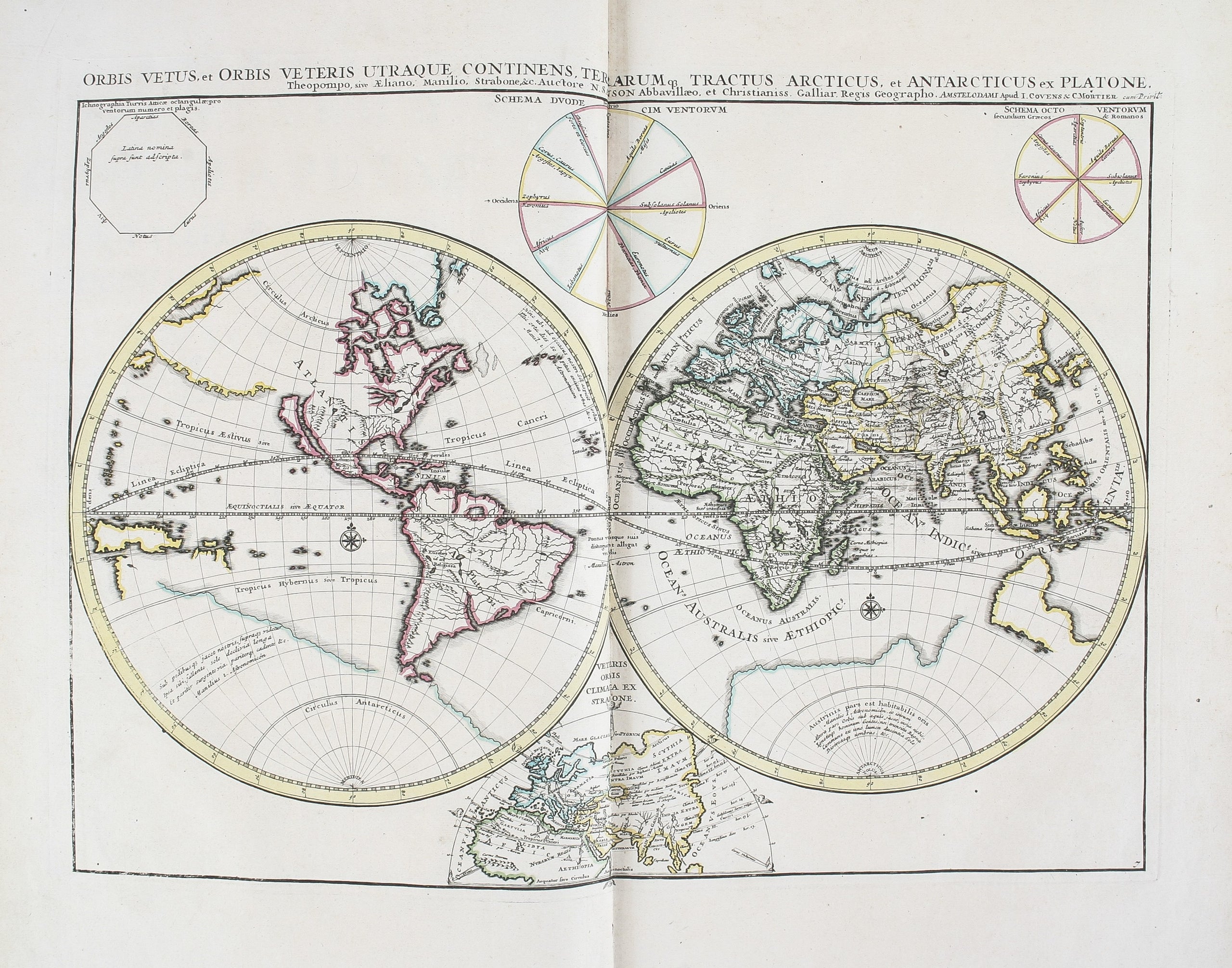 Atlas Antiquus, Sacer, Ecclesiasticus et Profanus; In quo Terrae Sanctae variae divisiones, Dioiesesium Patriarchalium & Episcopalium limites, Orbisque universus antiquus, prout erat olim excultus & divisus, oculis subjiciuntur; ... Collectus ex Tabulis G