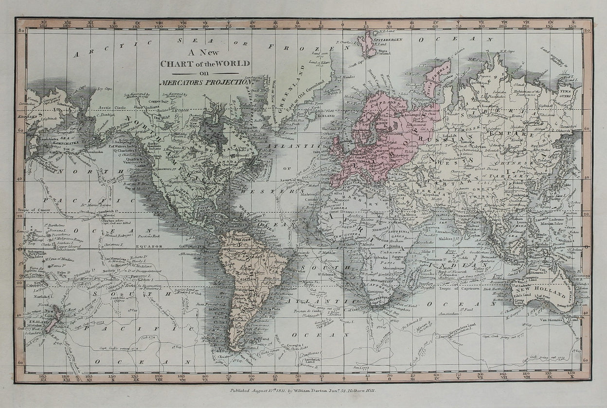 38 Maps. Union Atlas containing New and Improved Maps of all the Empires, Kingdoms and State in the known World ...