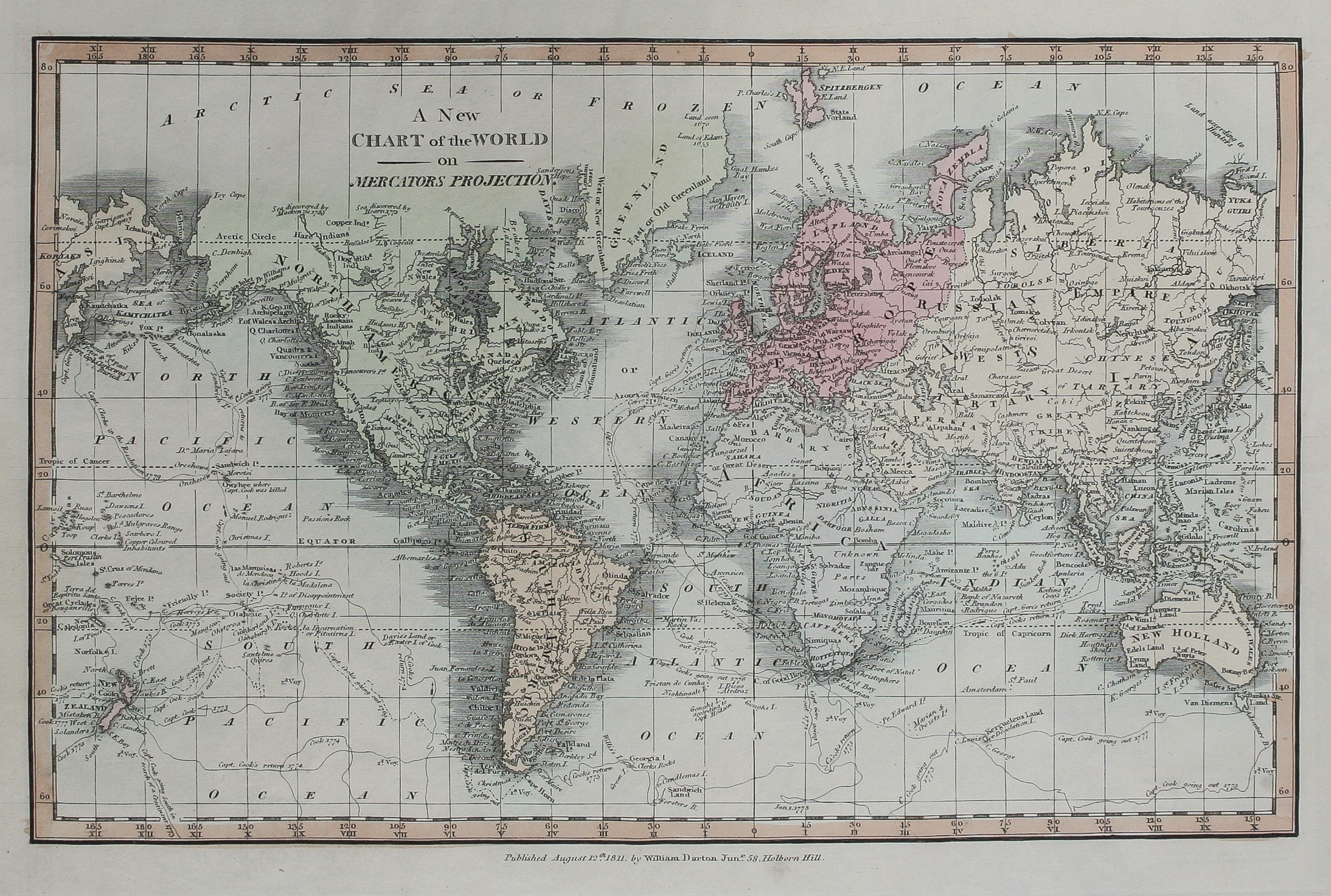 38 Maps. Union Atlas containing New and Improved Maps of all the Empires, Kingdoms and State in the known World ...