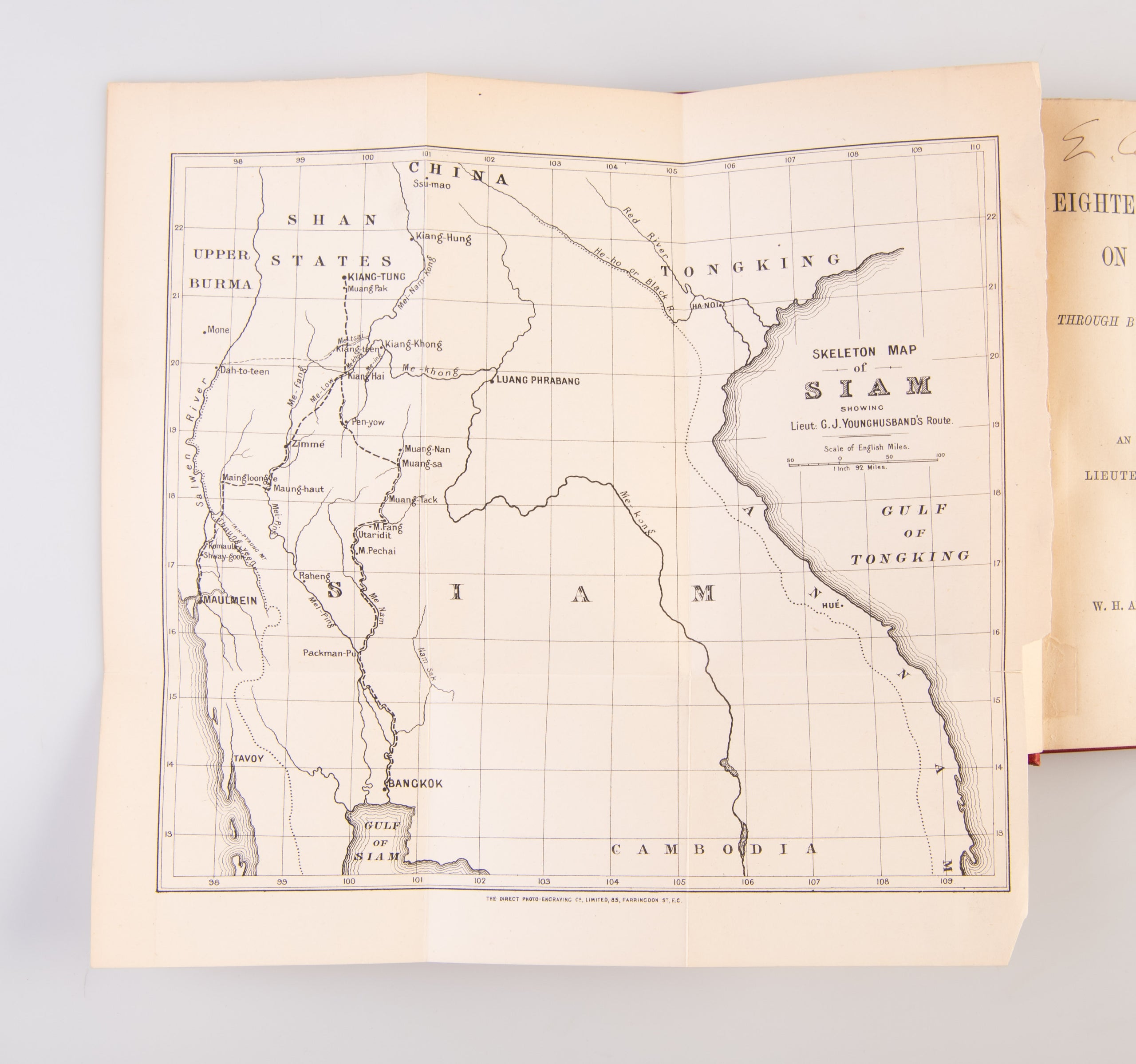 Eighteen hundred miles on a Burmese Tat through Burma, Siam, and the Eastern Shan States.