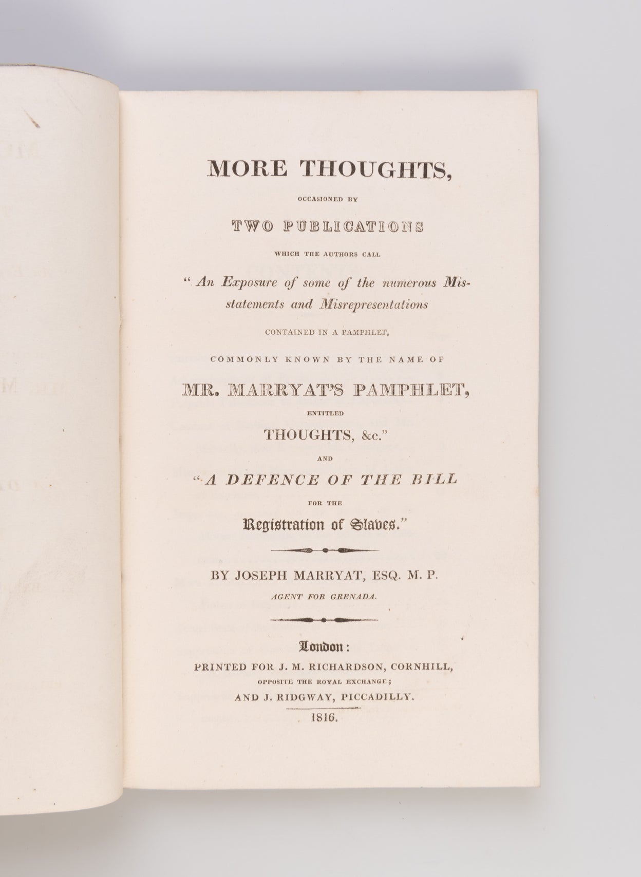 More Thoughts occasioned by Two Publications which the Authors call 