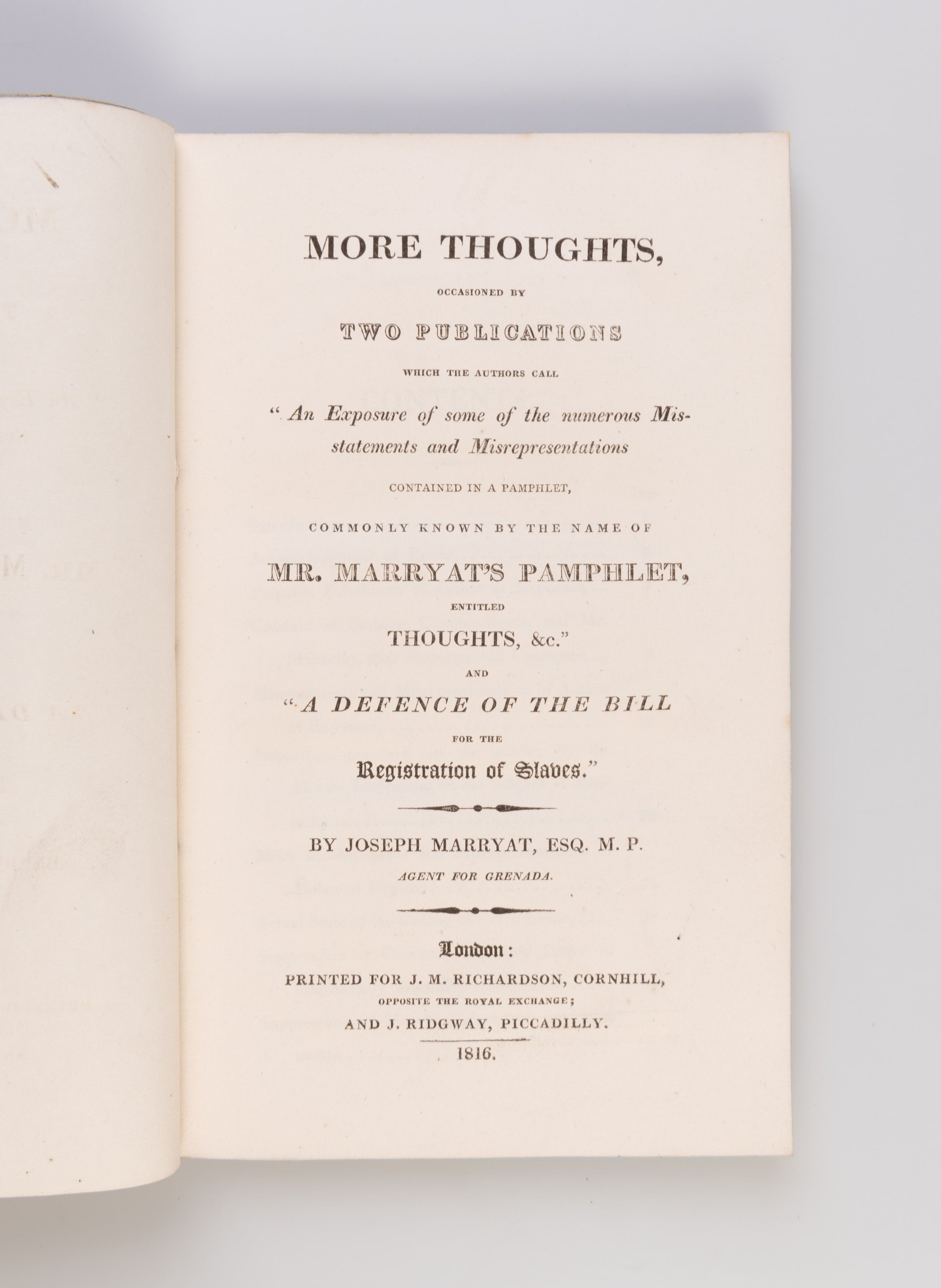 More Thoughts occasioned by Two Publications which the Authors call 