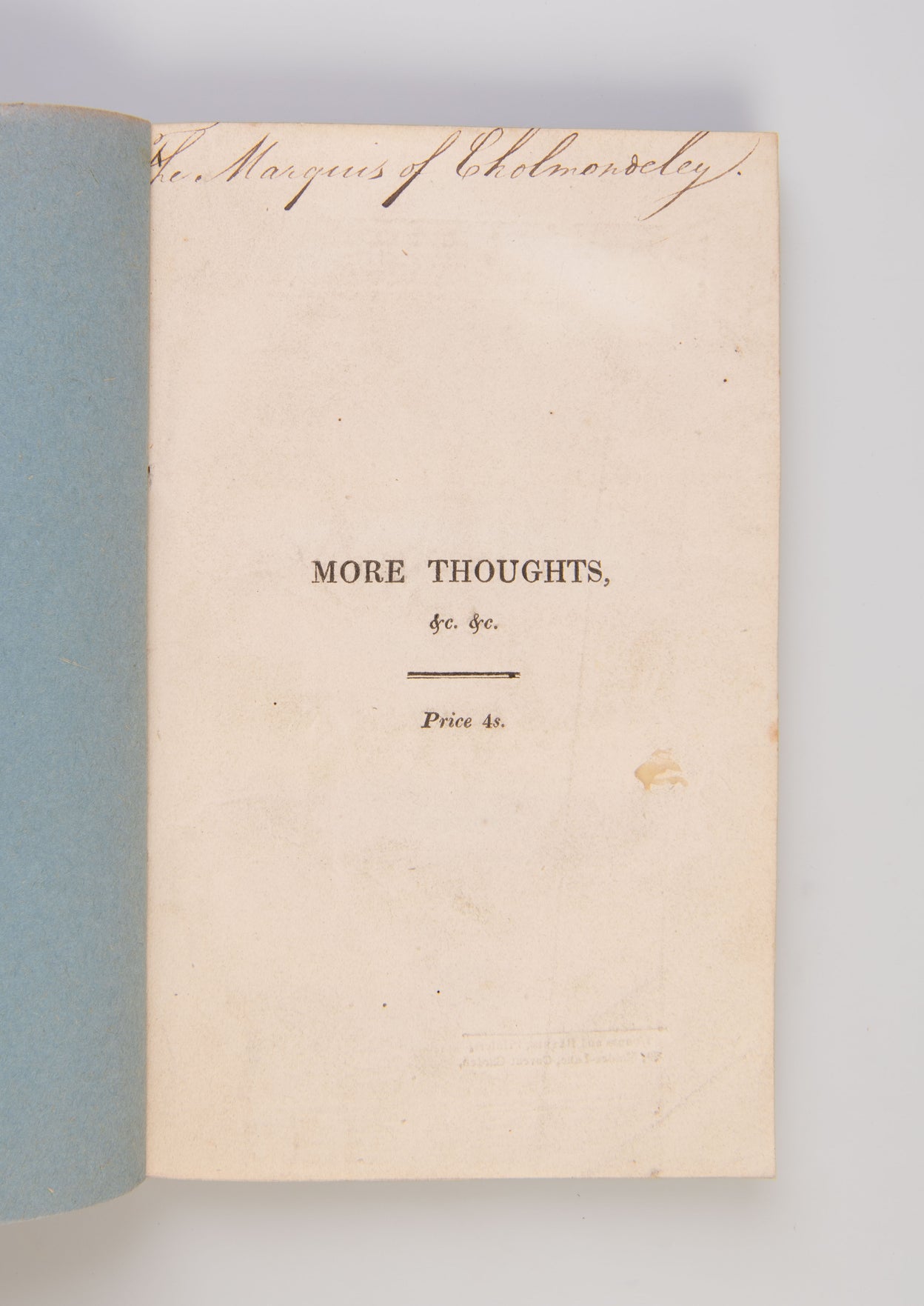 More Thoughts occasioned by Two Publications which the Authors call 