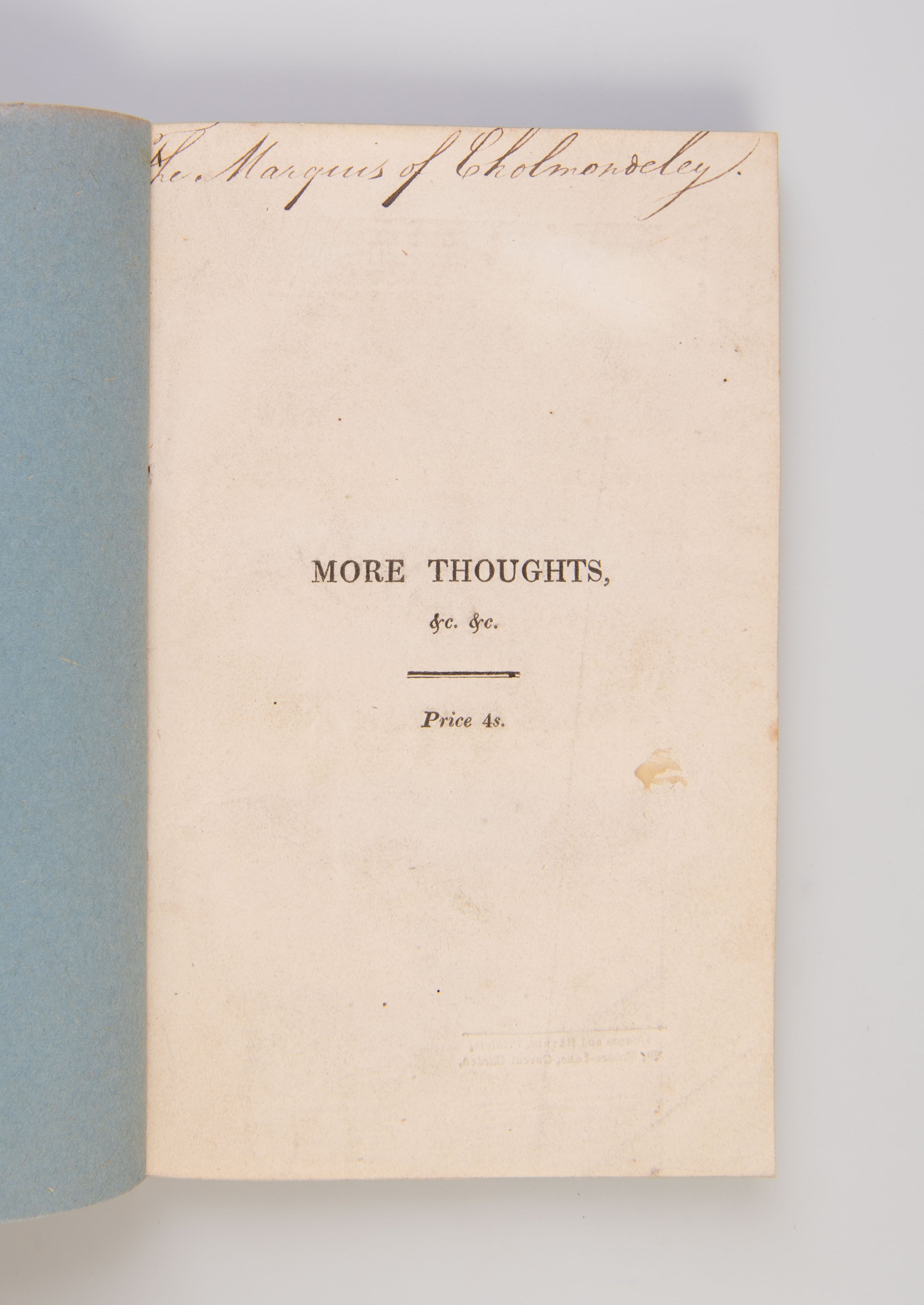 More Thoughts occasioned by Two Publications which the Authors call 