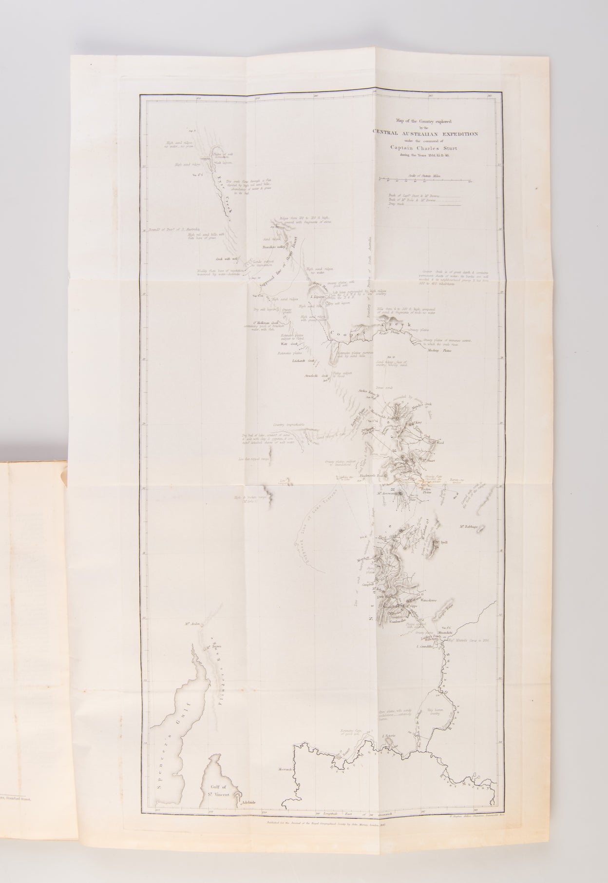 A Condensed Account of an Exploration in the Interior of Australia...