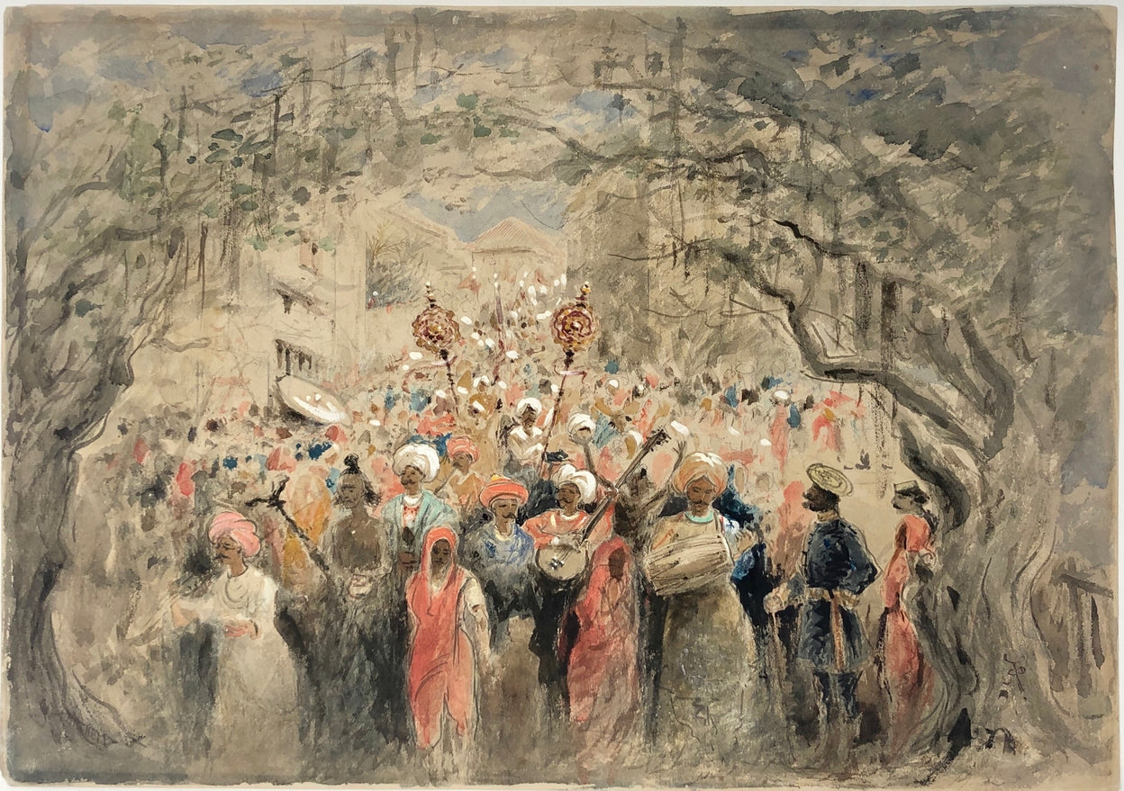 A series of watercolours relating to the last voyage of the Sunbeam with Lady Brassey.