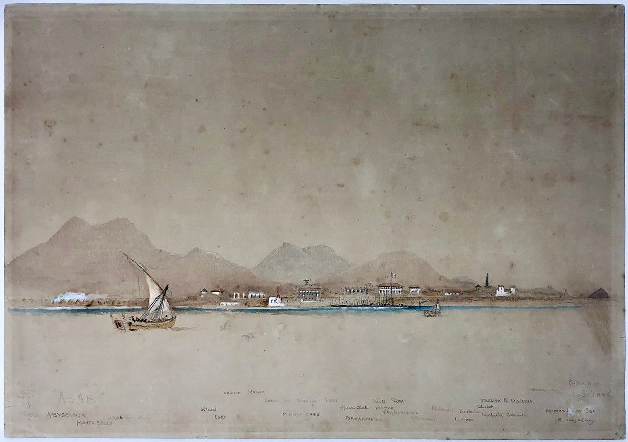 A series of watercolours relating to the last voyage of the Sunbeam with Lady Brassey.