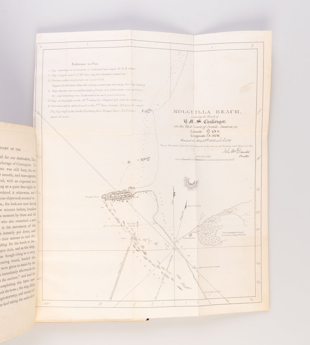 A Diary of the Wreck of his Majesty's ship Challenger, on the Western Coast of South America in May, 1835.