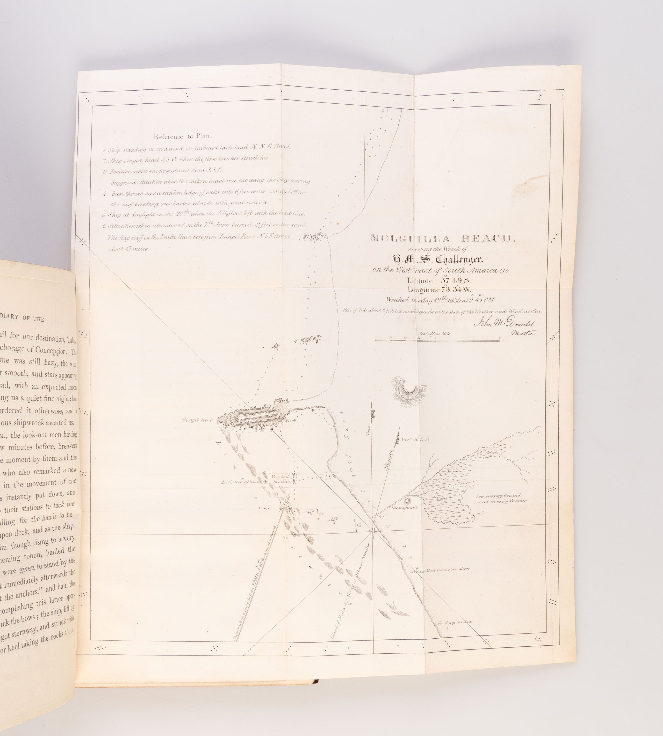 A Diary of the Wreck of his Majesty's ship Challenger, on the Western Coast of South America in May, 1835.