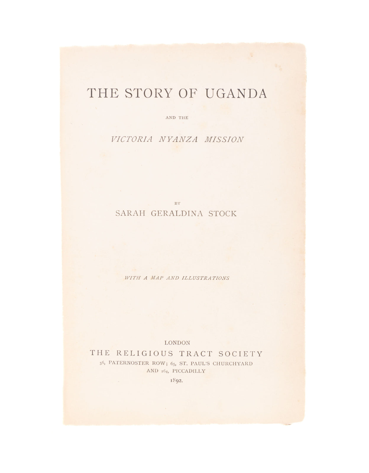 The Story of Uganda and the Victoria Nyanza Mission.
