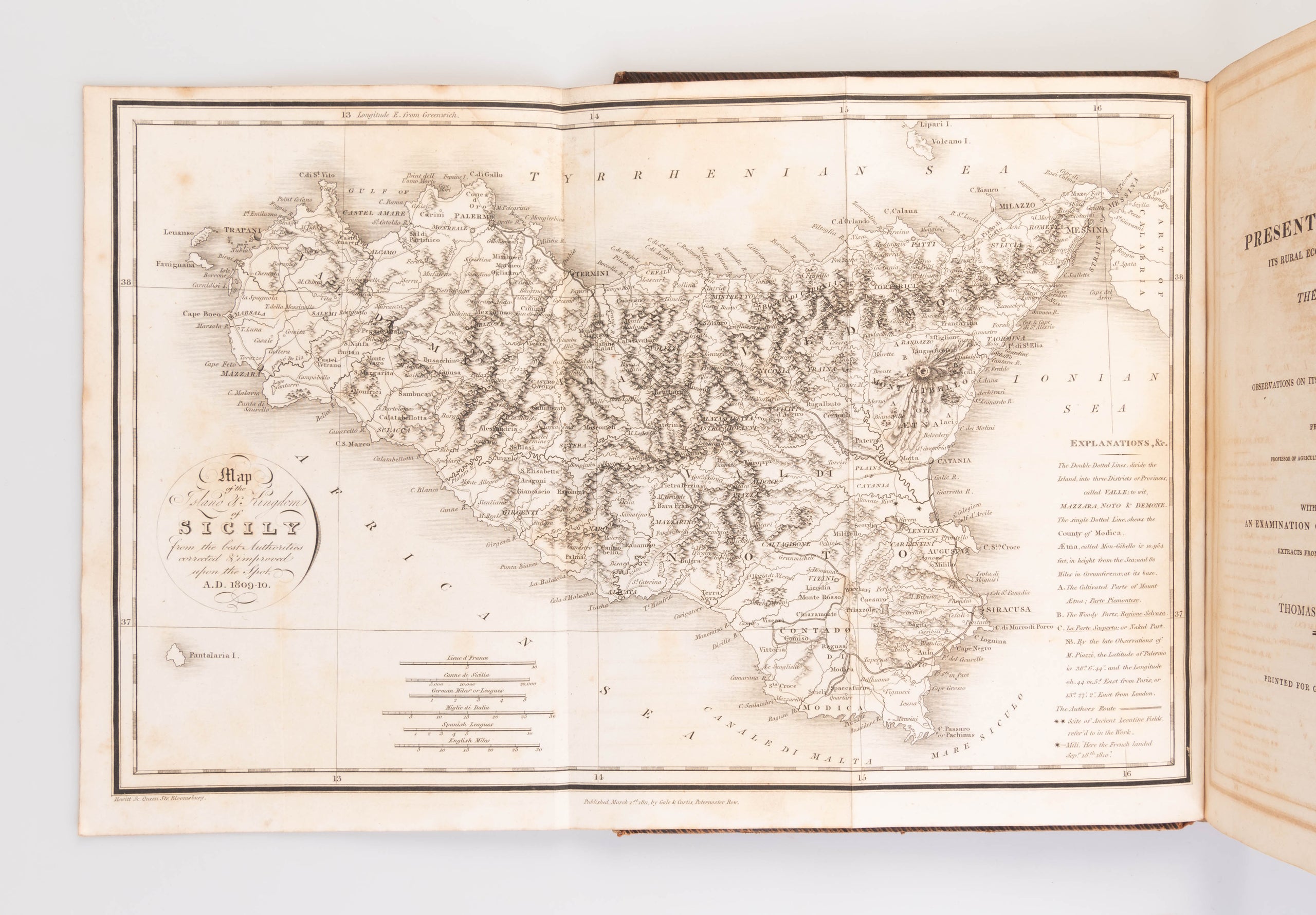 A View of the Present State of Sicily: Its Rural Economy, Population and Produce, particularly in the County of Modica. With an Appendix, containing Observations on its General Character, Climate, Commerce, Resources, &c.