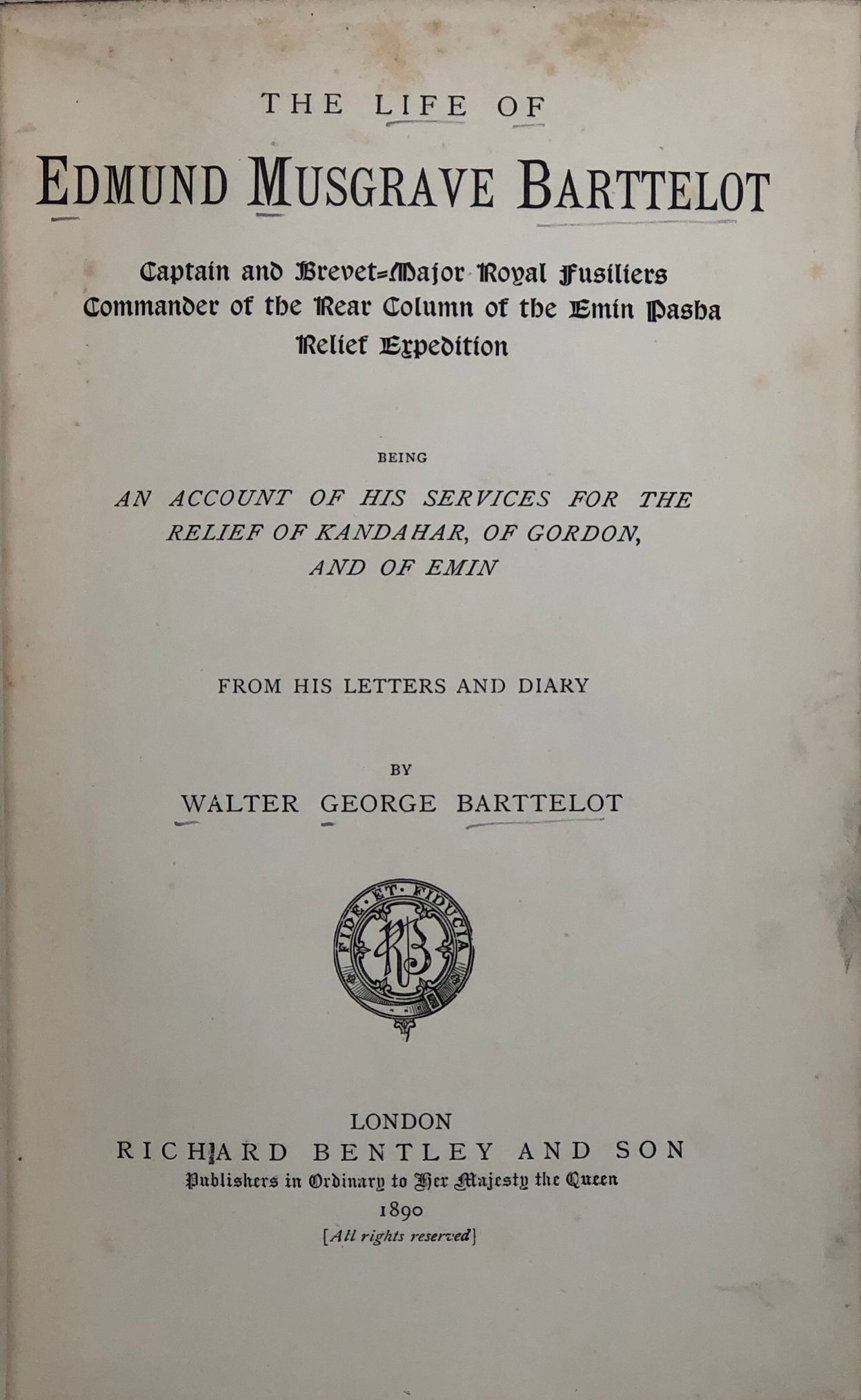 EMIN PASHA RELIEF EXPEDITION COLLECTION 10 VOLS