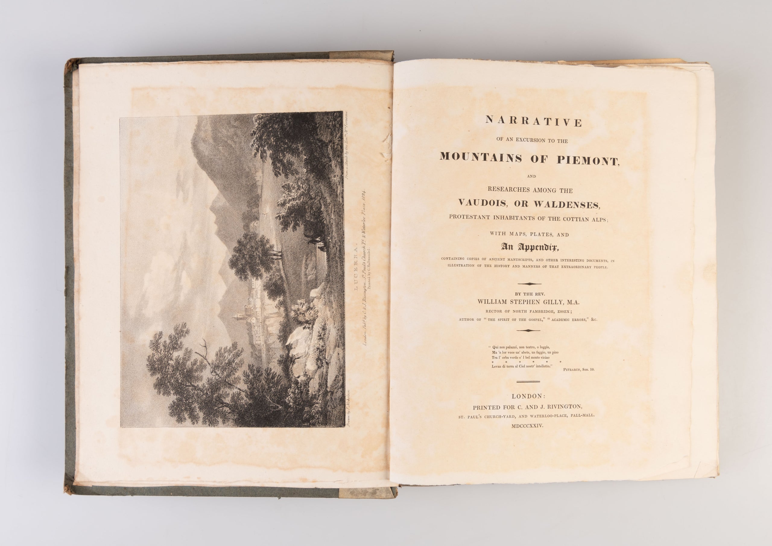 Narrative of an Excursion to the Mountains of Piemont, and Researches among the Vaudois, or Waldenses, Protestant Inhabitants of the Cottian Alps.