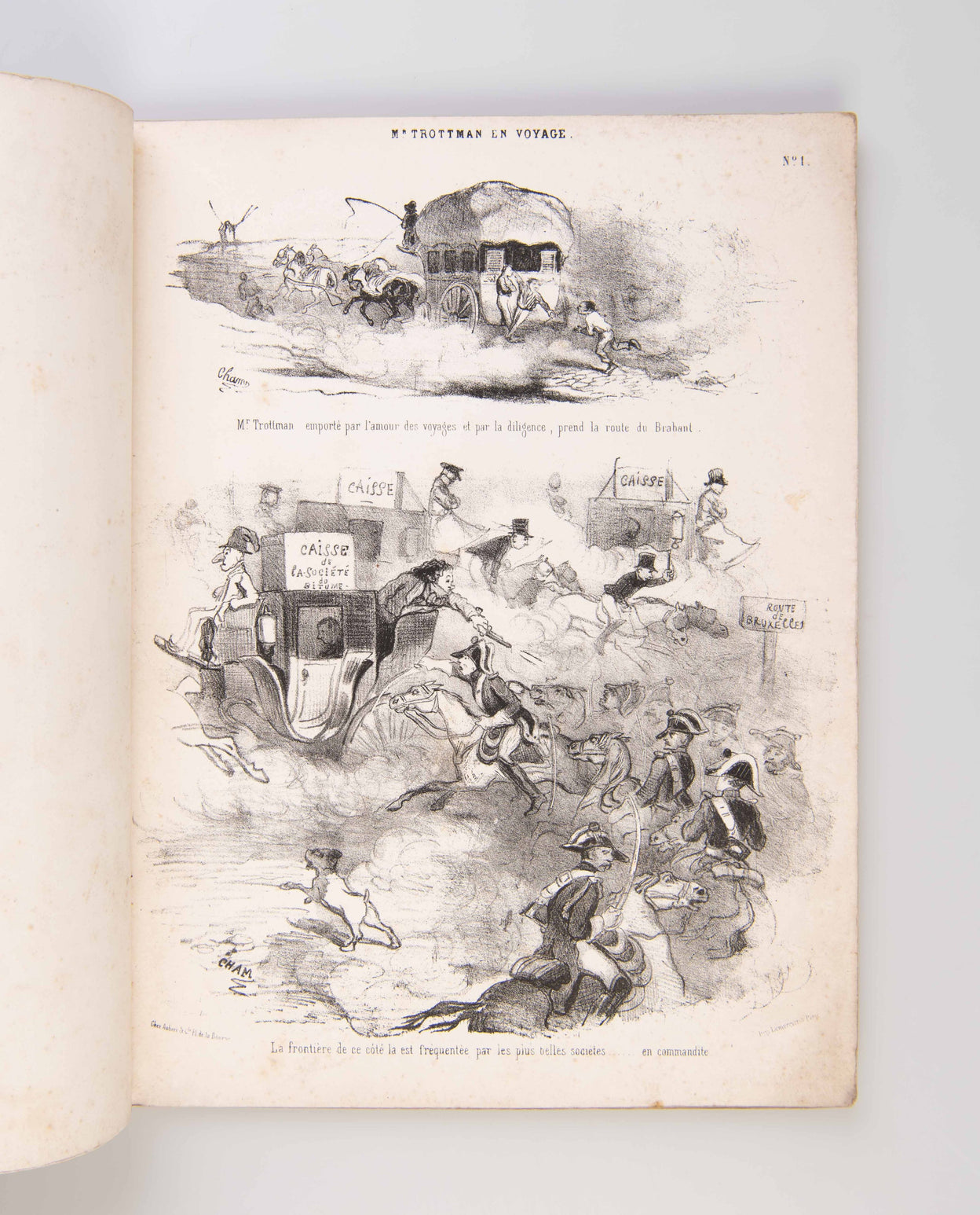 Impressions Lithographiques de Voyage par M.M.Trottman & Cham.