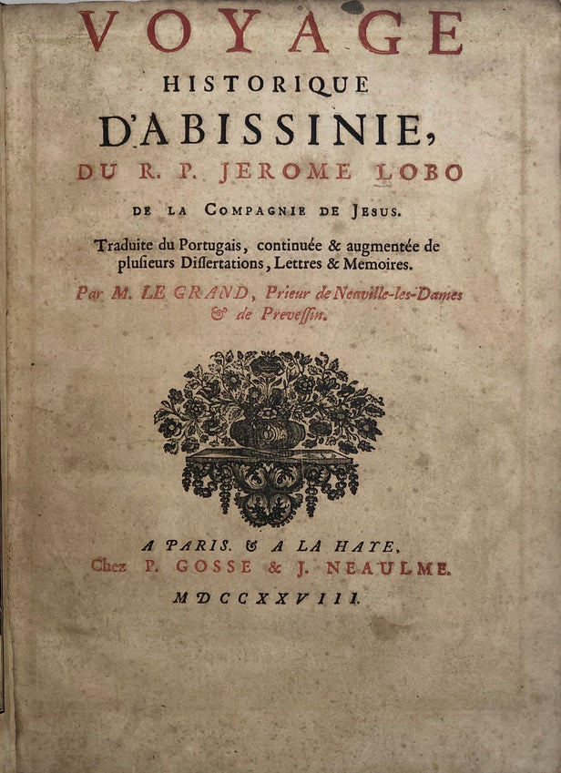 Relation Historique d'Abissinie...