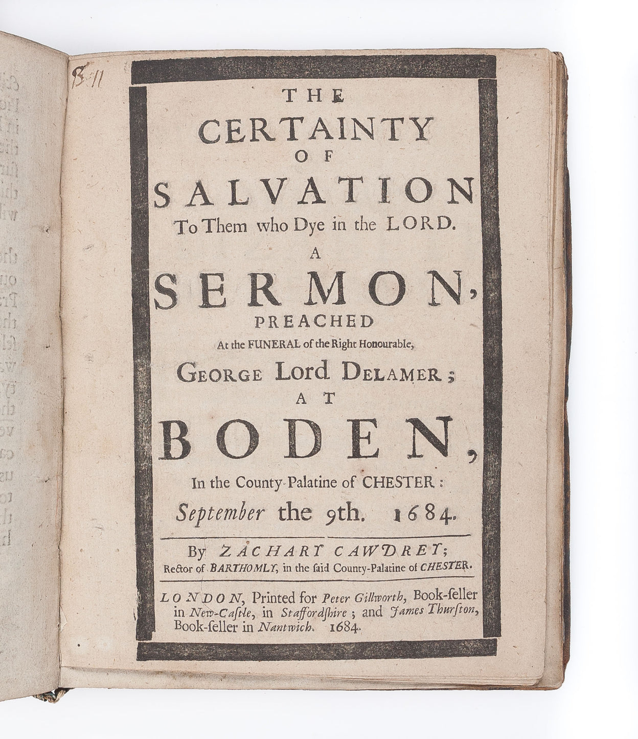 A sammelband volume of fifteen 17th-century funeral sermons.