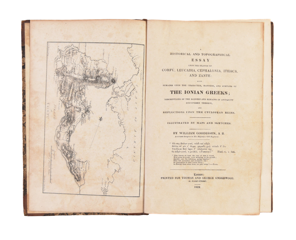 A Historical and Topographical Essay upon the Islands of Corfu, Leucadia, Cephalonia, Ithaca, and Zante: