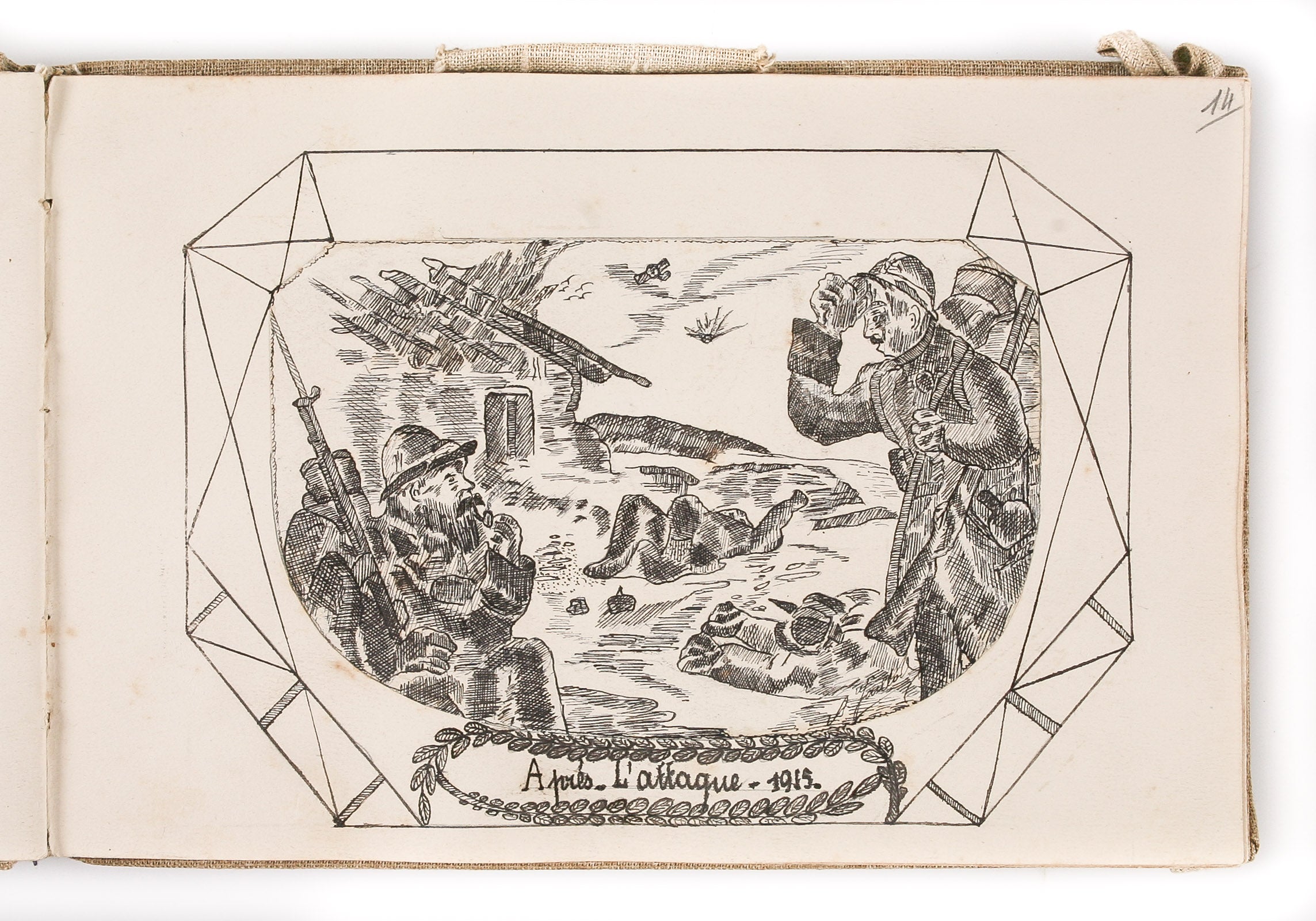 Drawings of the Western Front.