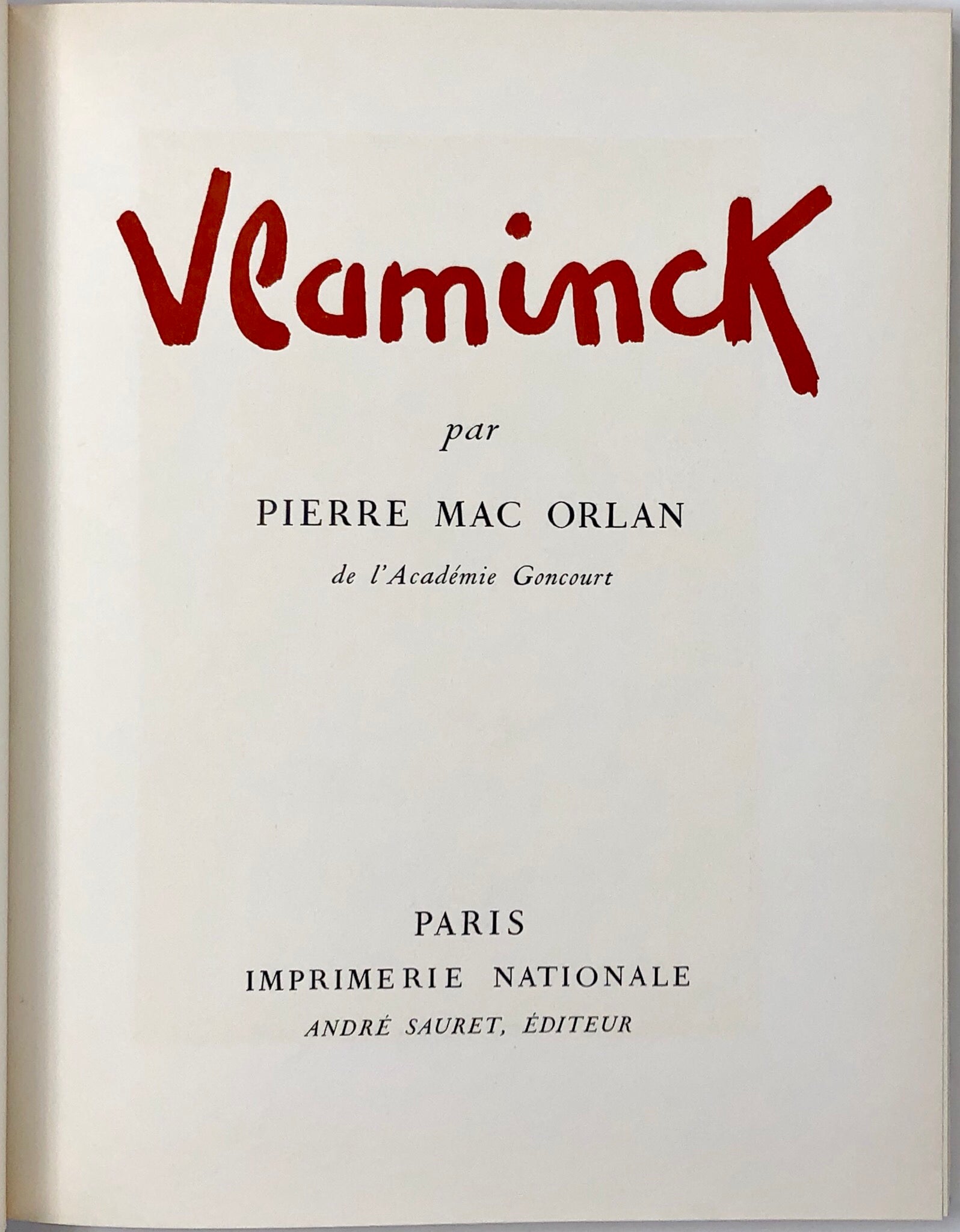 Vlaminck.