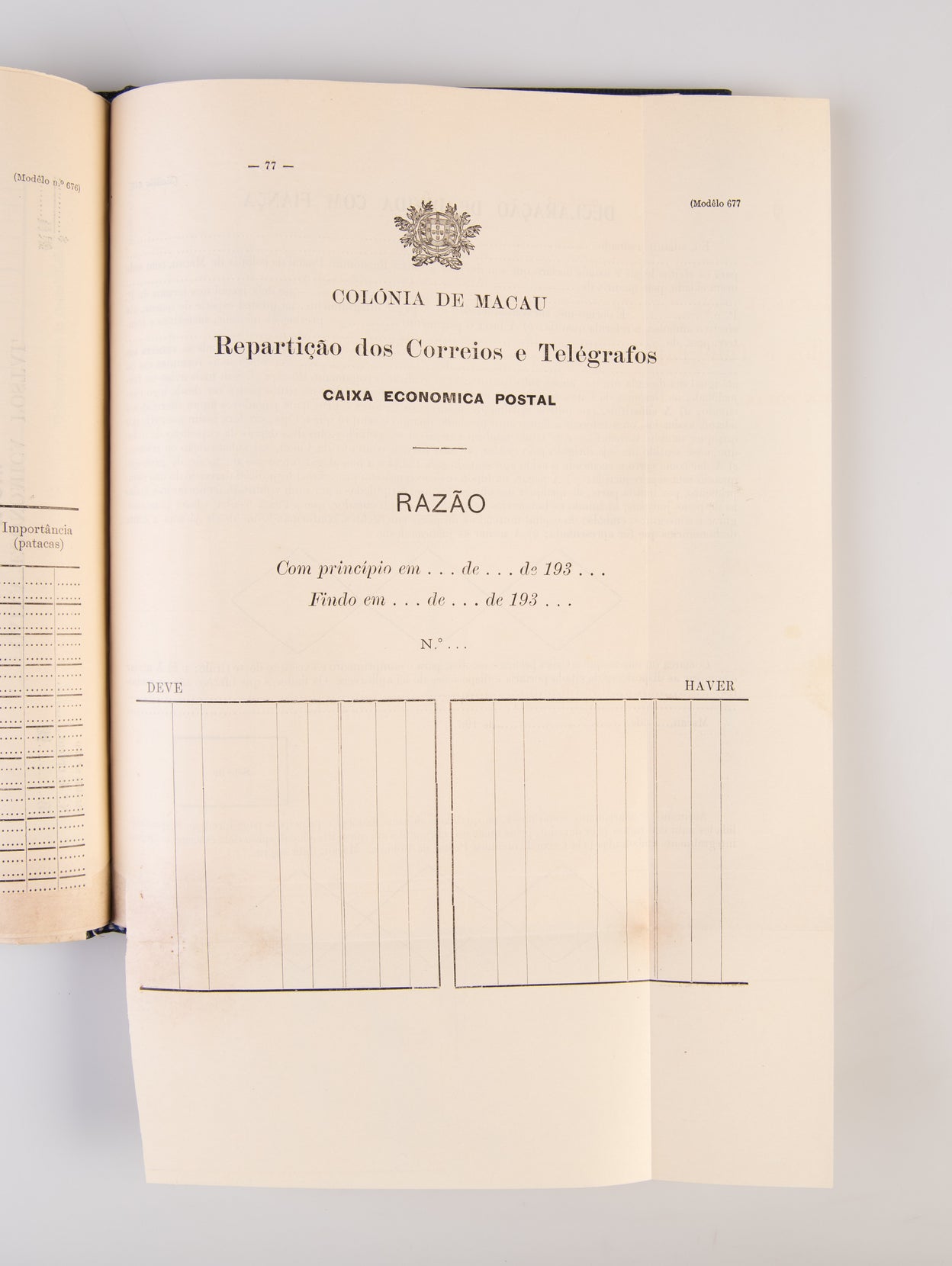 Regulamento da Caixa Economica Postal.
