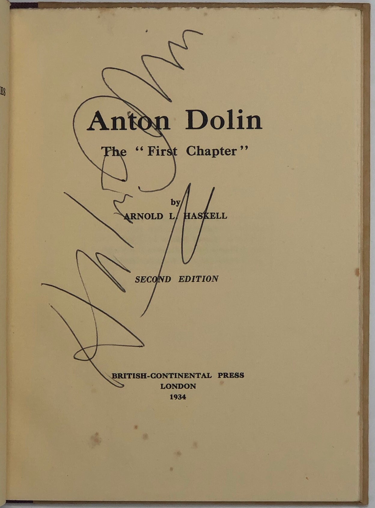 Anton Dolin.