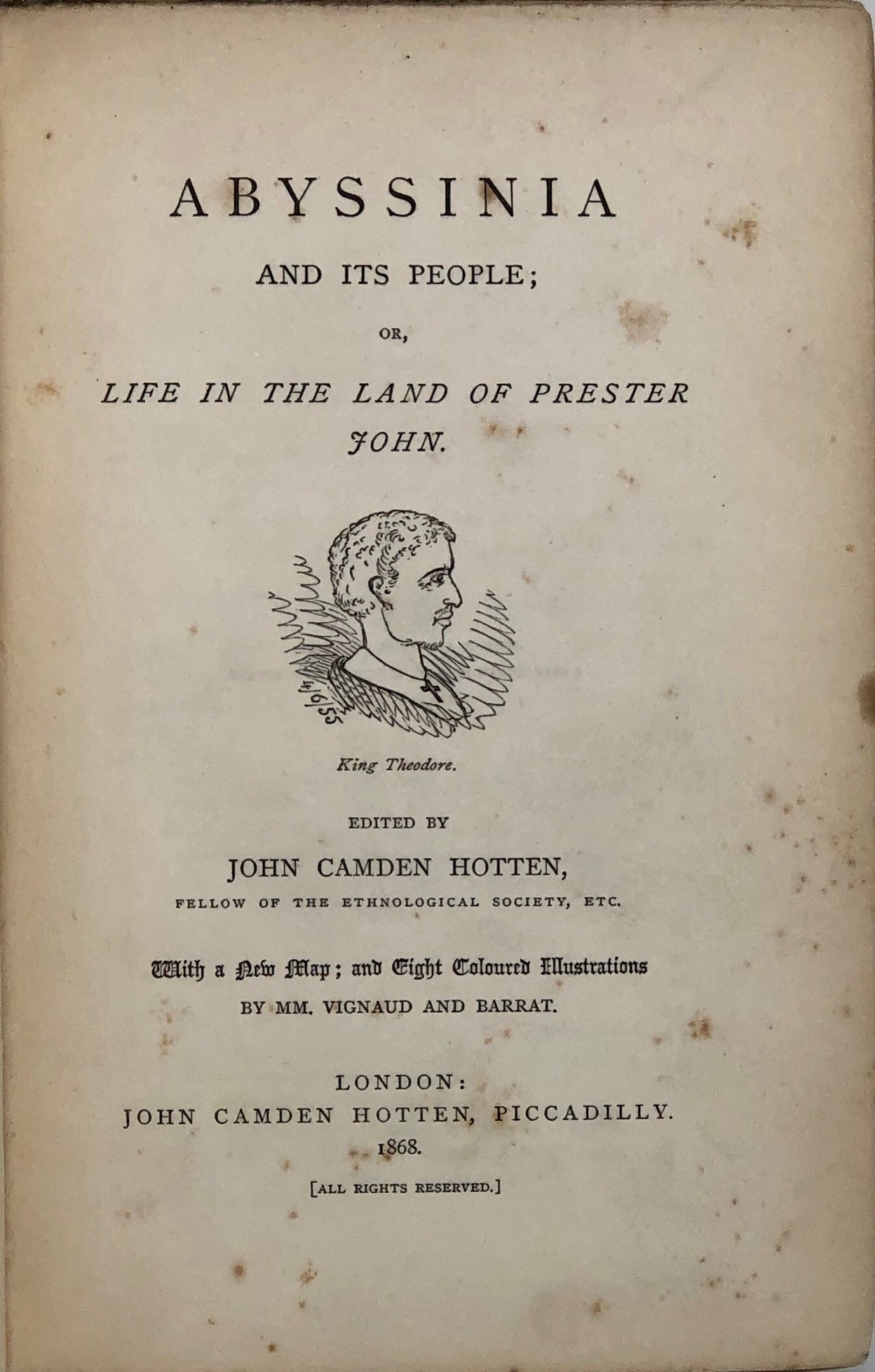 Abyssinia and its People; or, Life in the Land of Prester John.