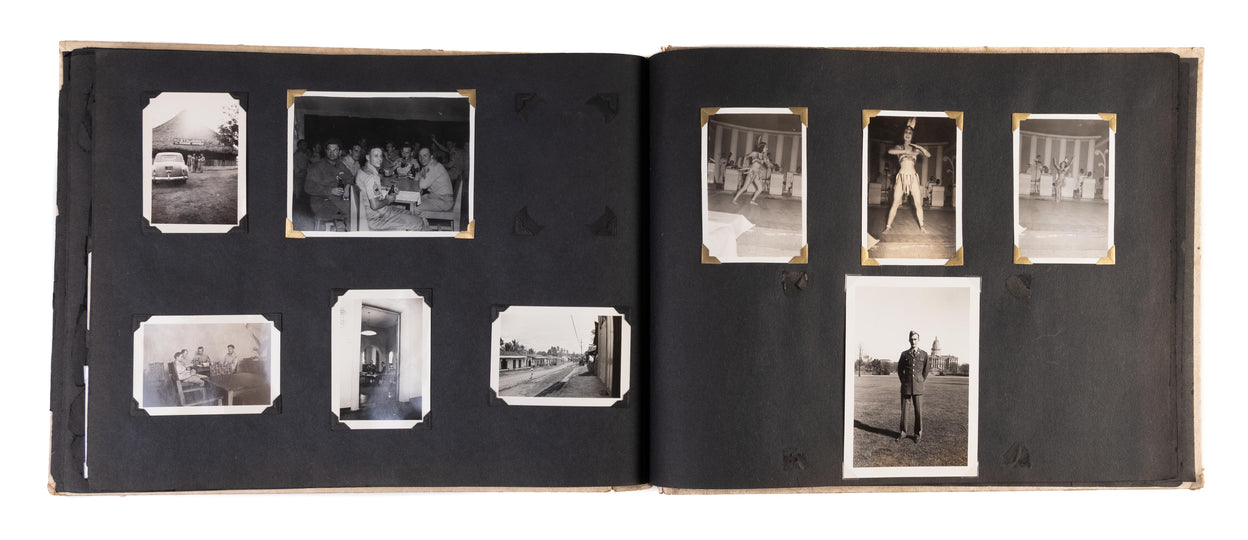 Photograph album and archive of material relating to military service in Panama.
